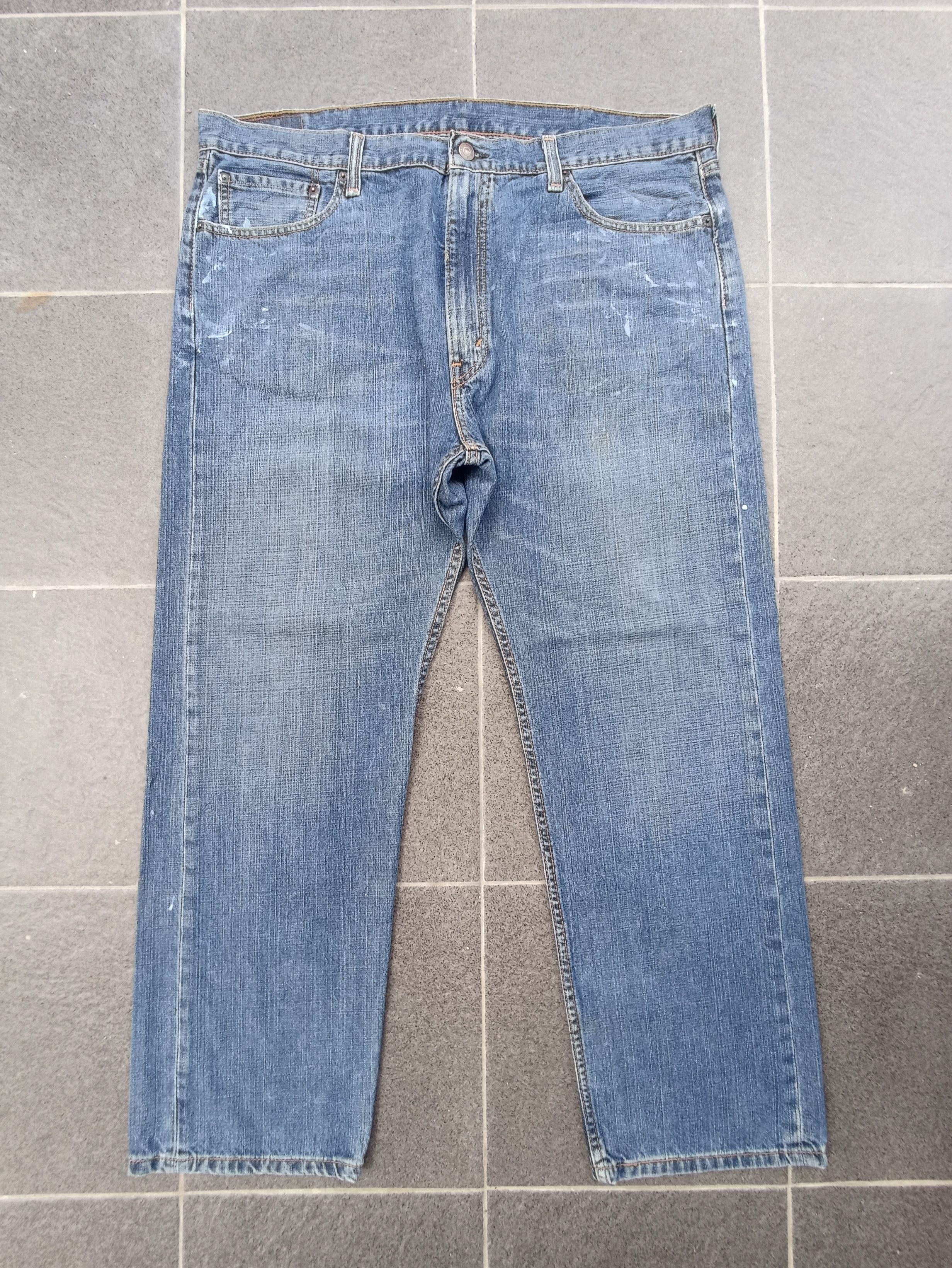 Jean × Levi's × Vintage Vintage Levis 505 Paint Splatter Jeans - J217 Size US 41 - 1 Thumbnail