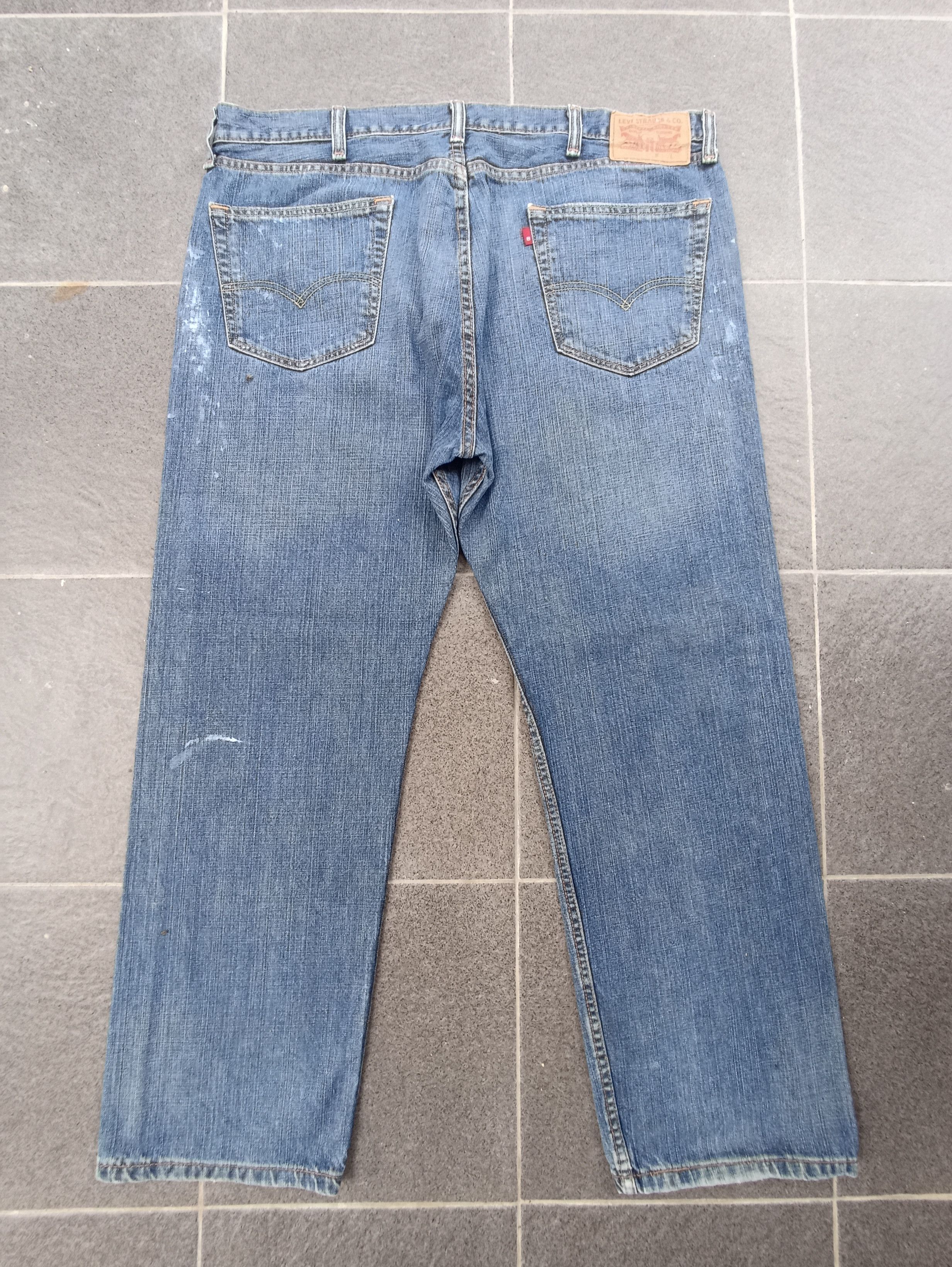 Jean × Levi's × Vintage Vintage Levis 505 Paint Splatter Jeans - J217 Size US 41 - 2 Thumbnail
