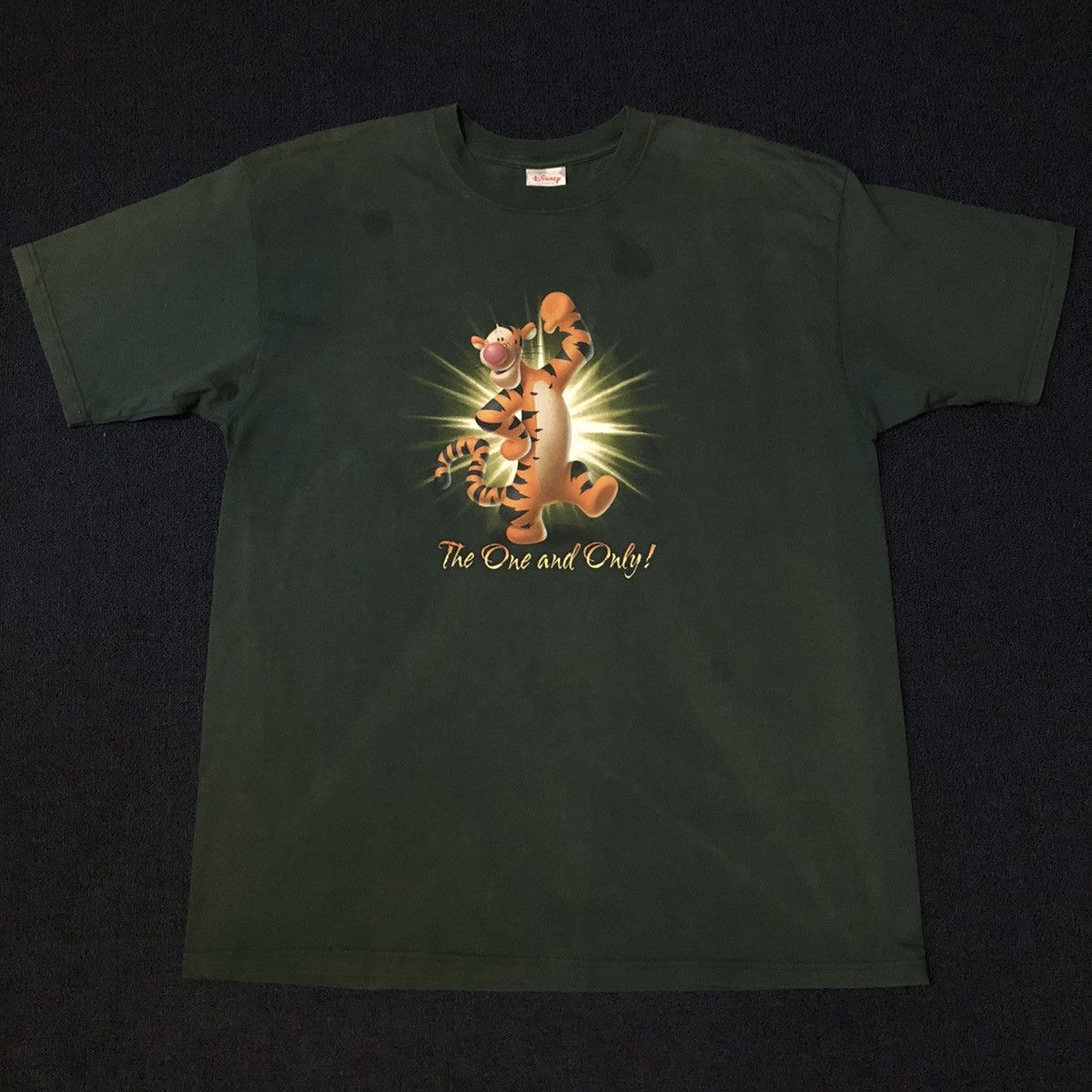 Disney × Vintage Vintage 90s Disney Tigger The One and Only Graphic Logo Tee Size US XXL / EU 58 / 5 - 2 Thumbnail