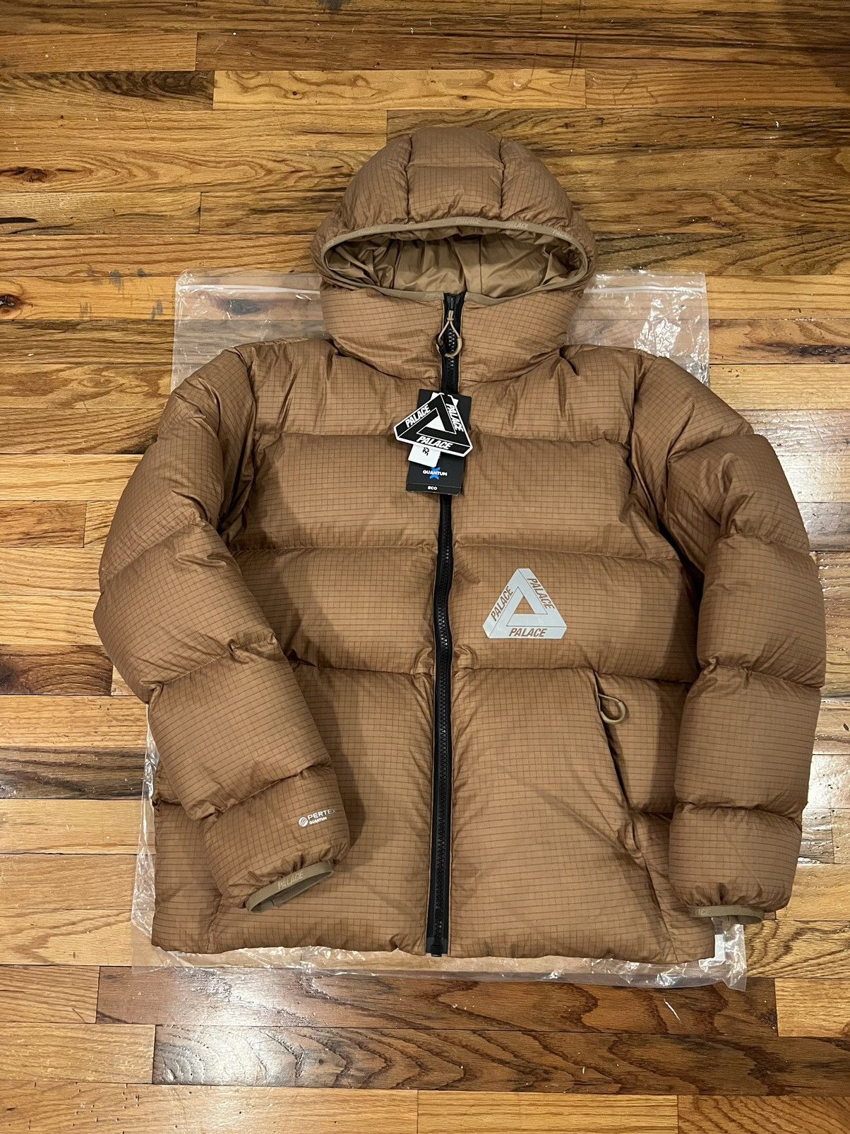 Palace Pertex Balaclava Puffa Fawn Medium | Grailed