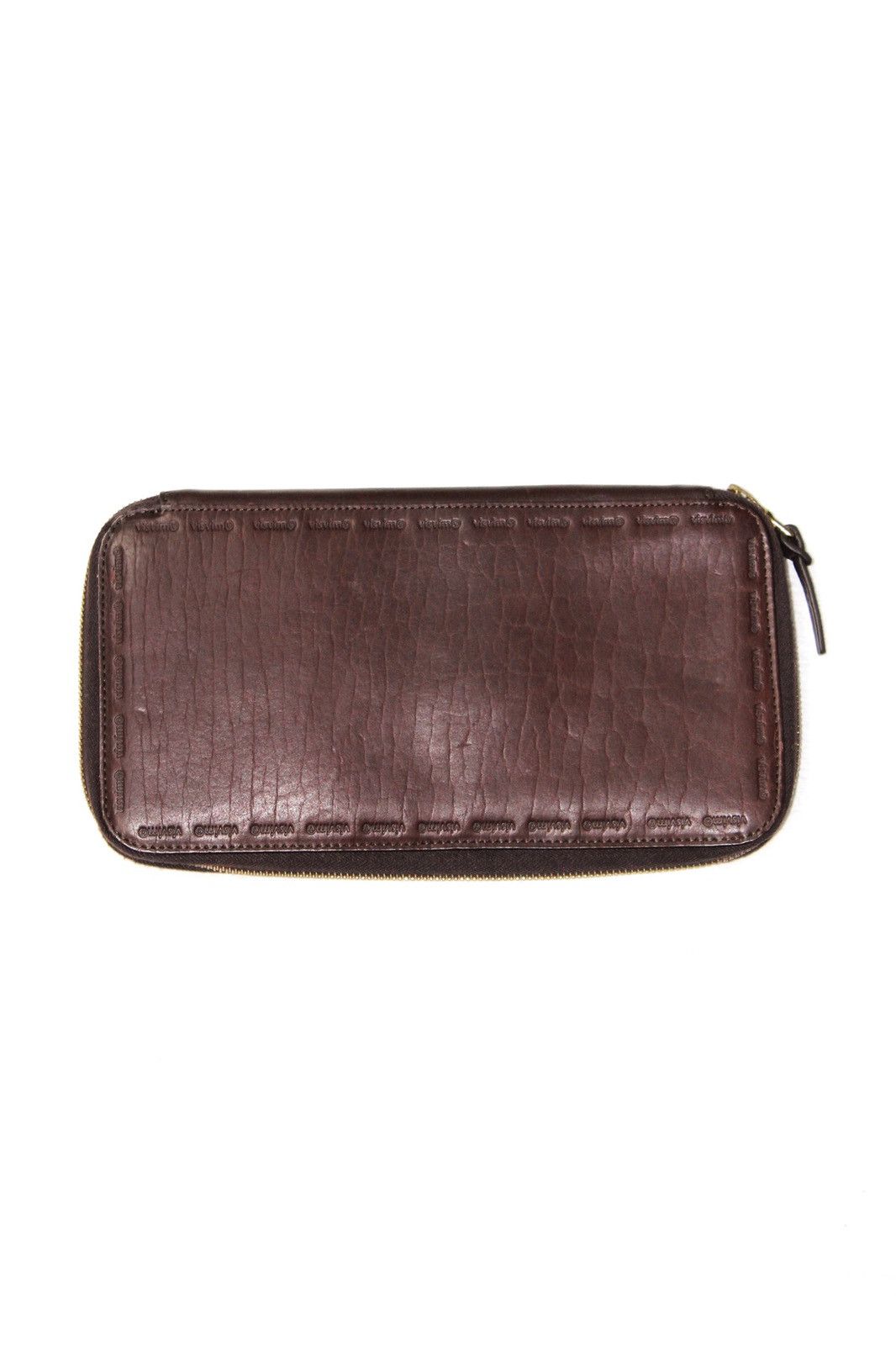 image of Visvim Travel Pouch (Veggie) in Brown, Men's