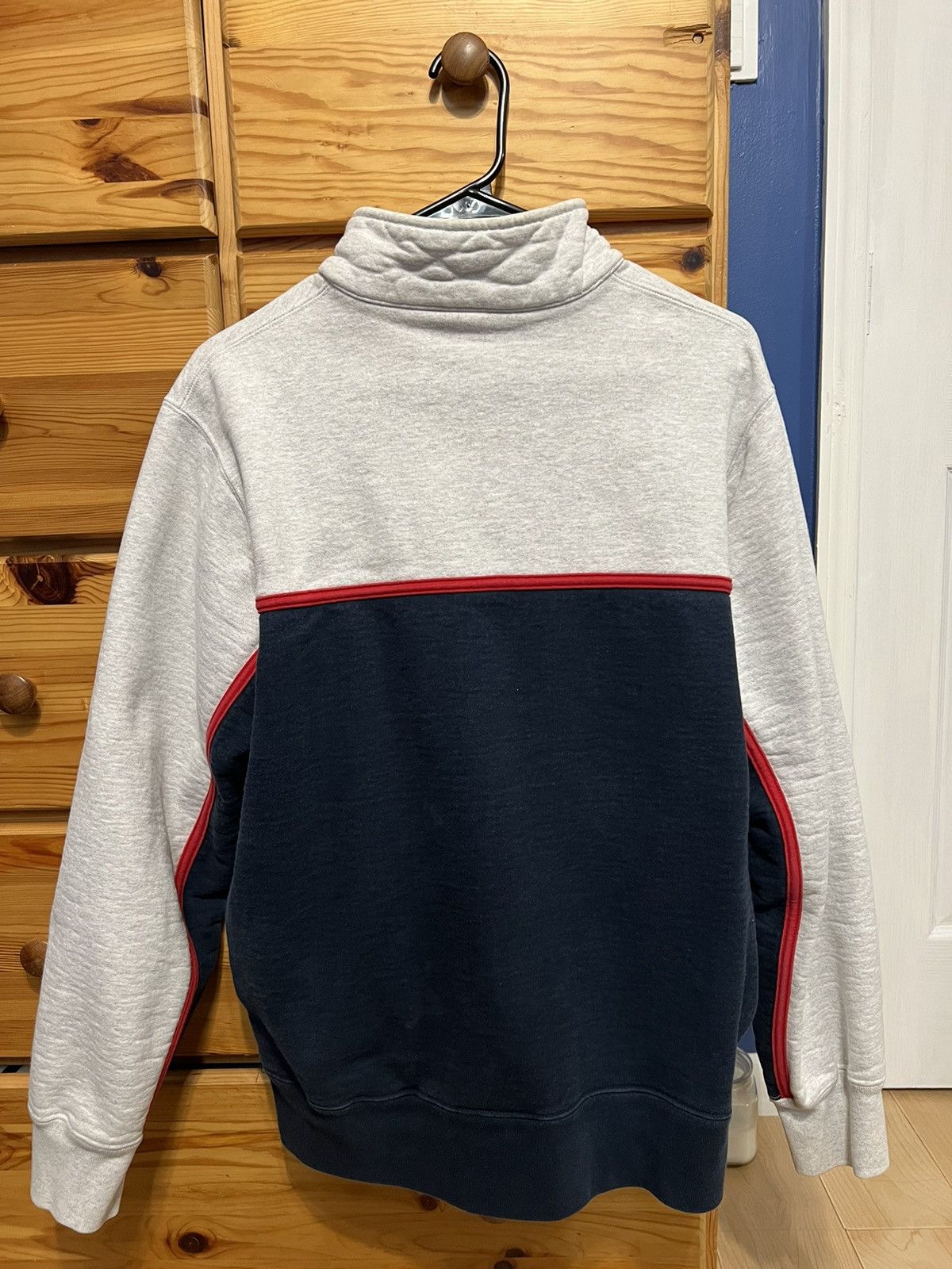 Supreme 2 tone half zip online