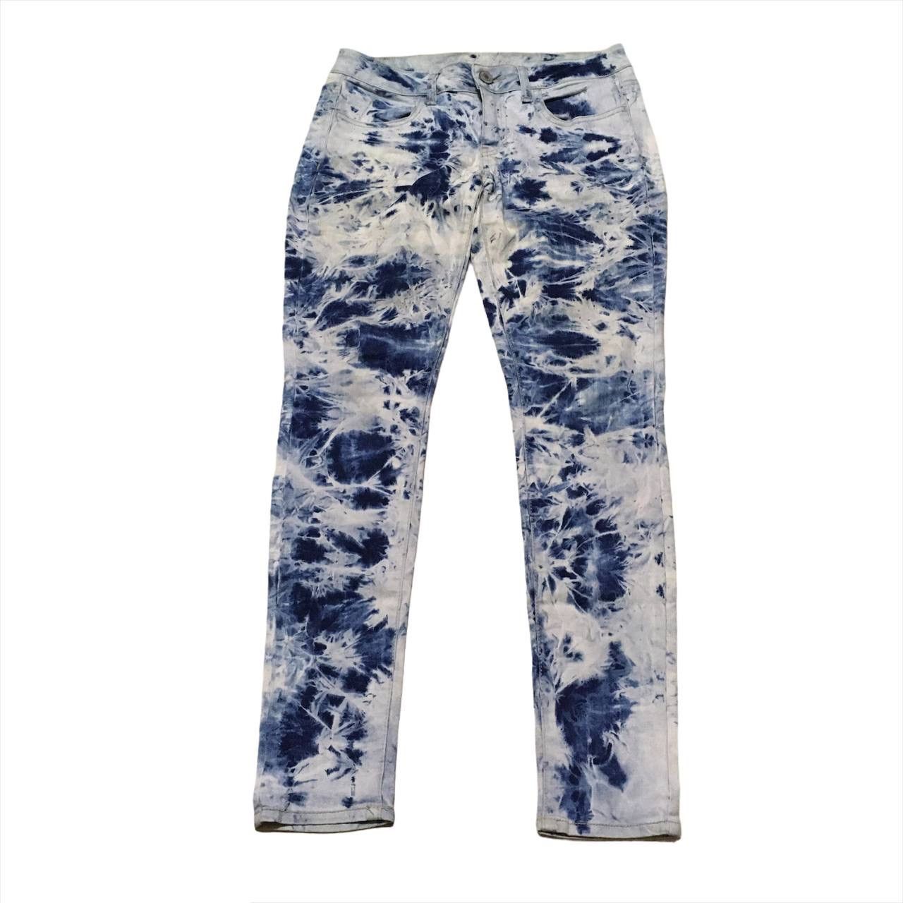 Japanese Brand Skinny Jeans Acid Wash Seditionaries Punk Style Size US 30 / EU 46 - 1 Thumbnail