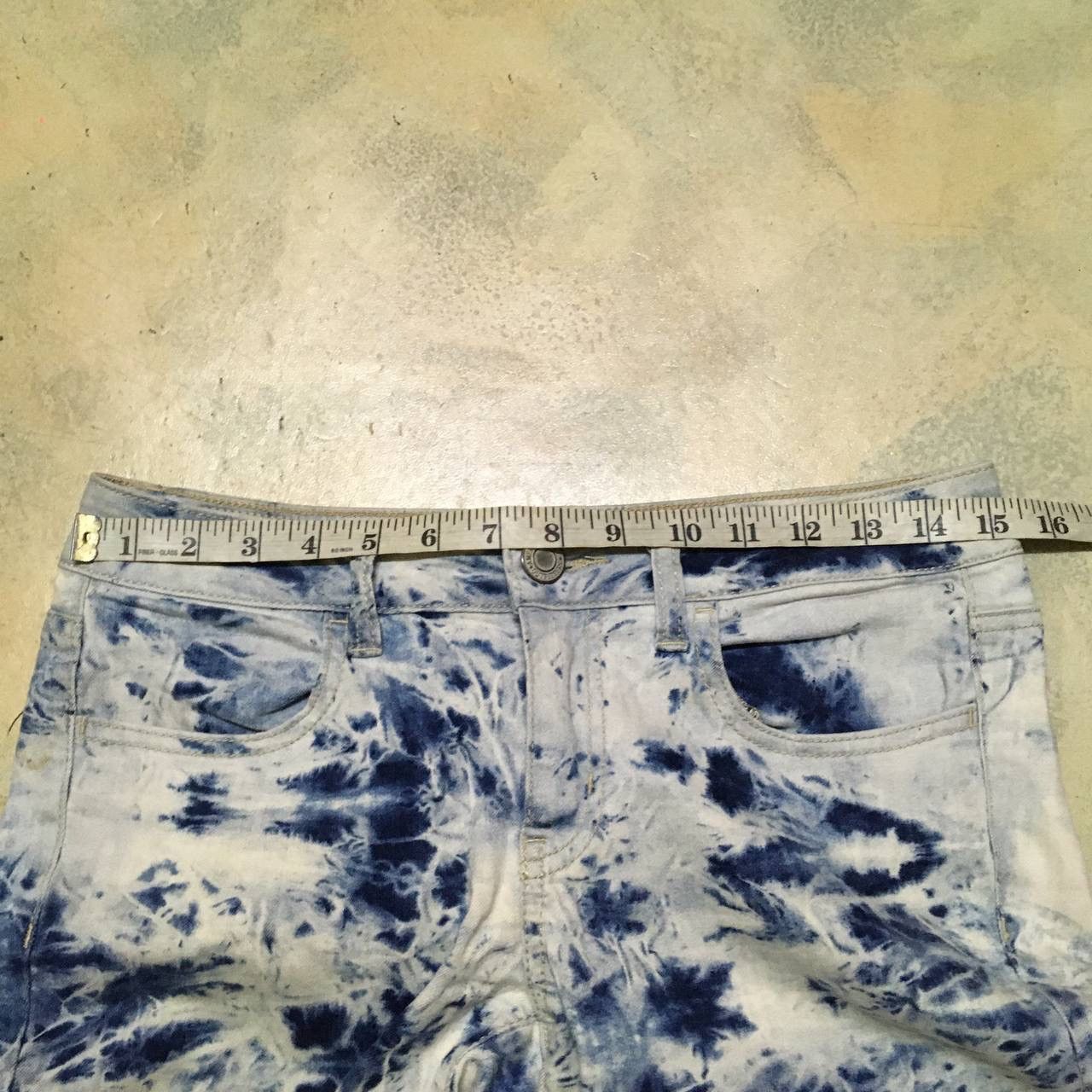Japanese Brand Skinny Jeans Acid Wash Seditionaries Punk Style Size US 30 / EU 46 - 4 Thumbnail