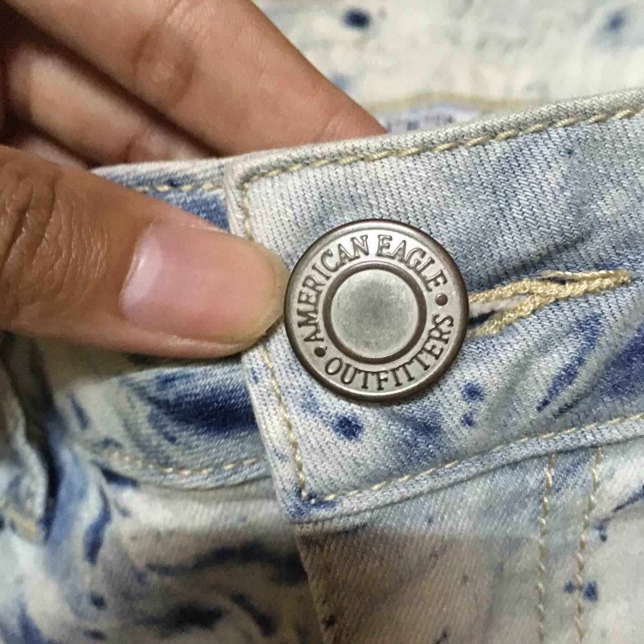 Japanese Brand Skinny Jeans Acid Wash Seditionaries Punk Style Size US 30 / EU 46 - 3 Thumbnail