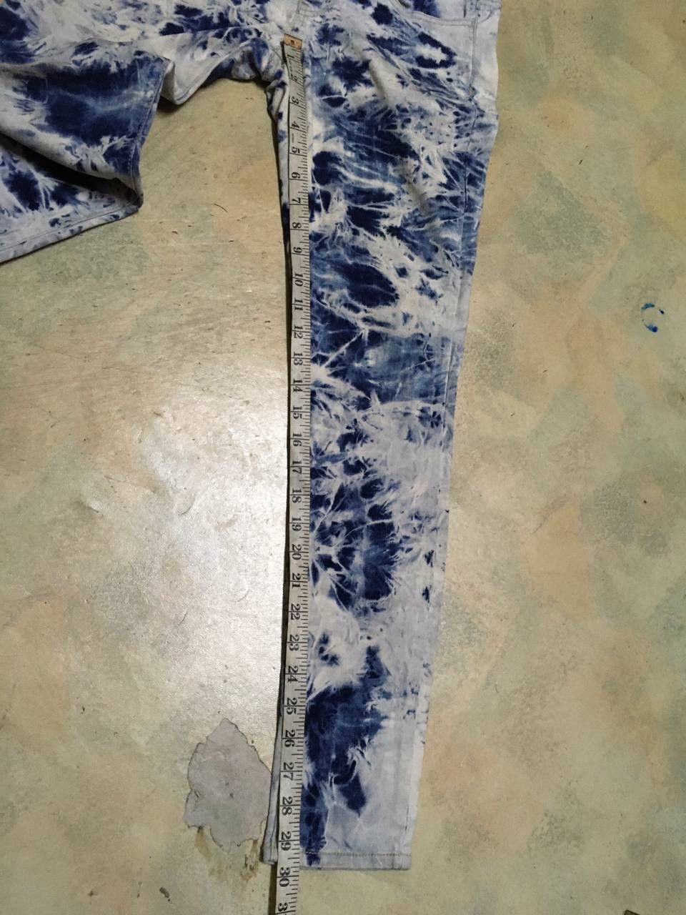 Japanese Brand Skinny Jeans Acid Wash Seditionaries Punk Style Size US 30 / EU 46 - 9 Thumbnail