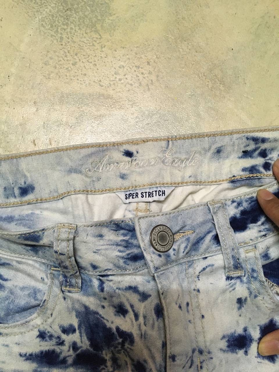 Japanese Brand Skinny Jeans Acid Wash Seditionaries Punk Style Size US 30 / EU 46 - 2 Thumbnail