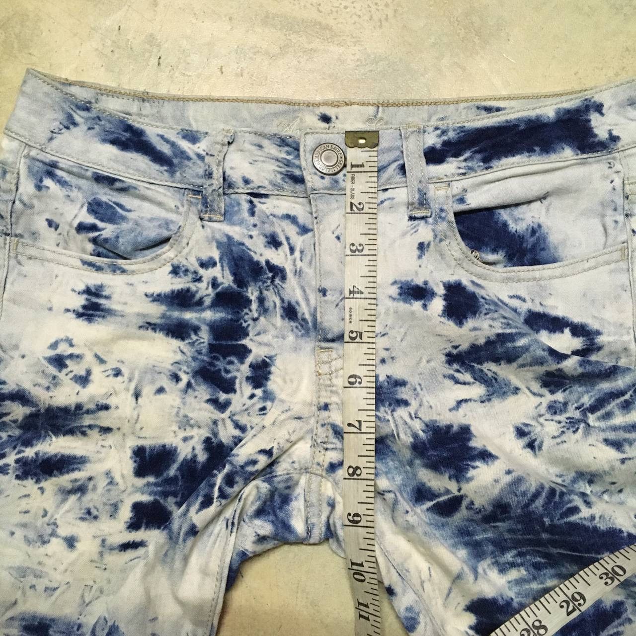 Japanese Brand Skinny Jeans Acid Wash Seditionaries Punk Style Size US 30 / EU 46 - 5 Thumbnail