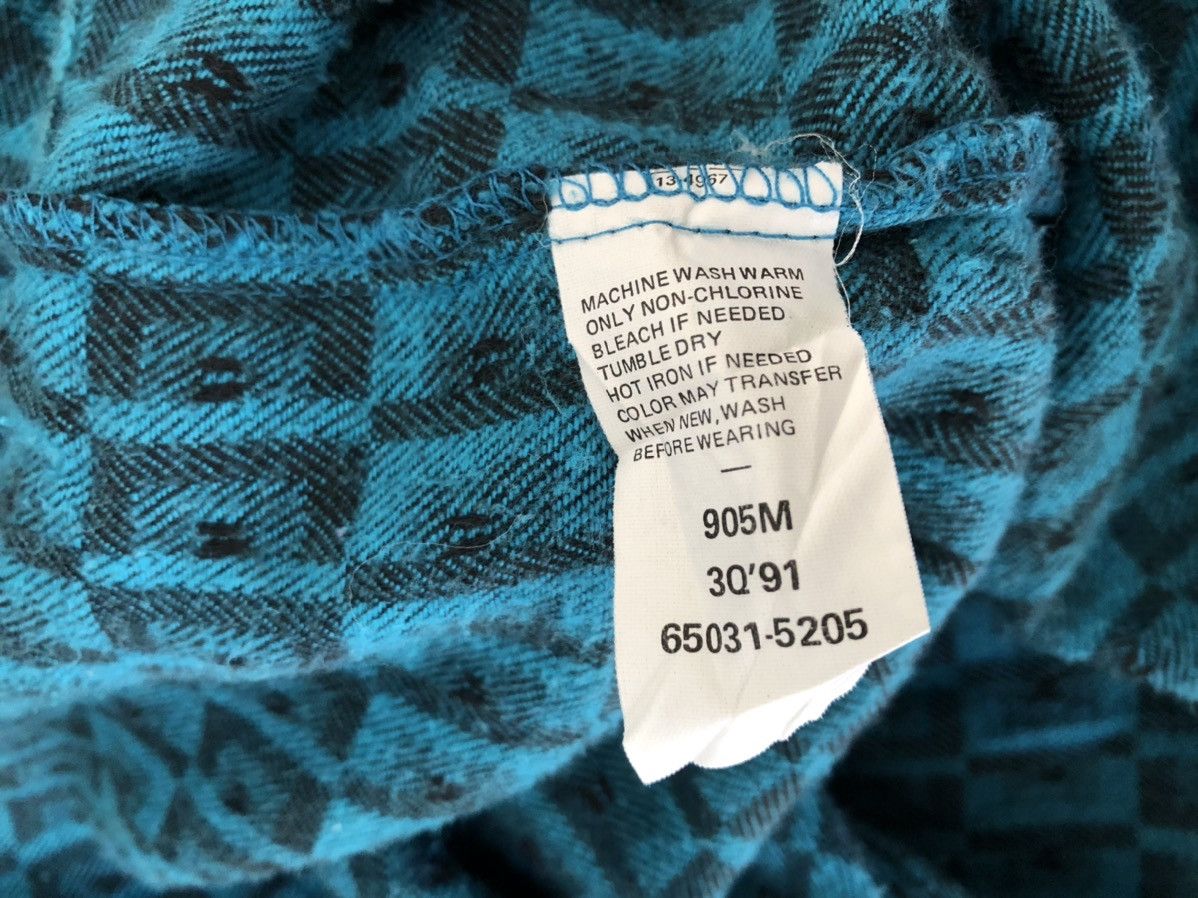 Levi's Vintage 90s Levi’s Big E Monogram Flannel Shirt Size US XL / EU 56 / 4 - 15 Thumbnail