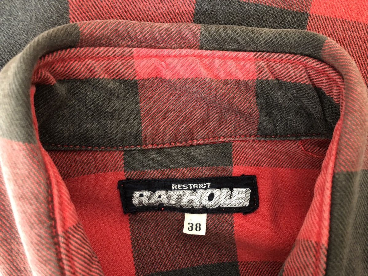 Vintage Vintage Rathole Japan Faded Buffalo Plaid Flannel Shirt Size US M / EU 48-50 / 2 - 11 Thumbnail