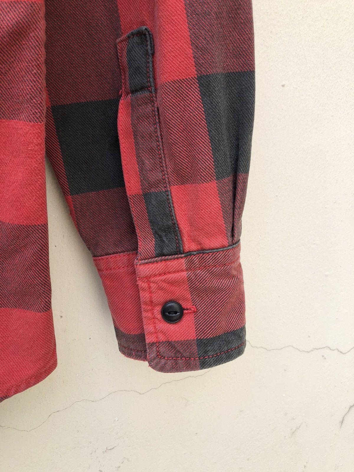 Vintage Vintage Rathole Japan Faded Buffalo Plaid Flannel Shirt Size US M / EU 48-50 / 2 - 9 Thumbnail