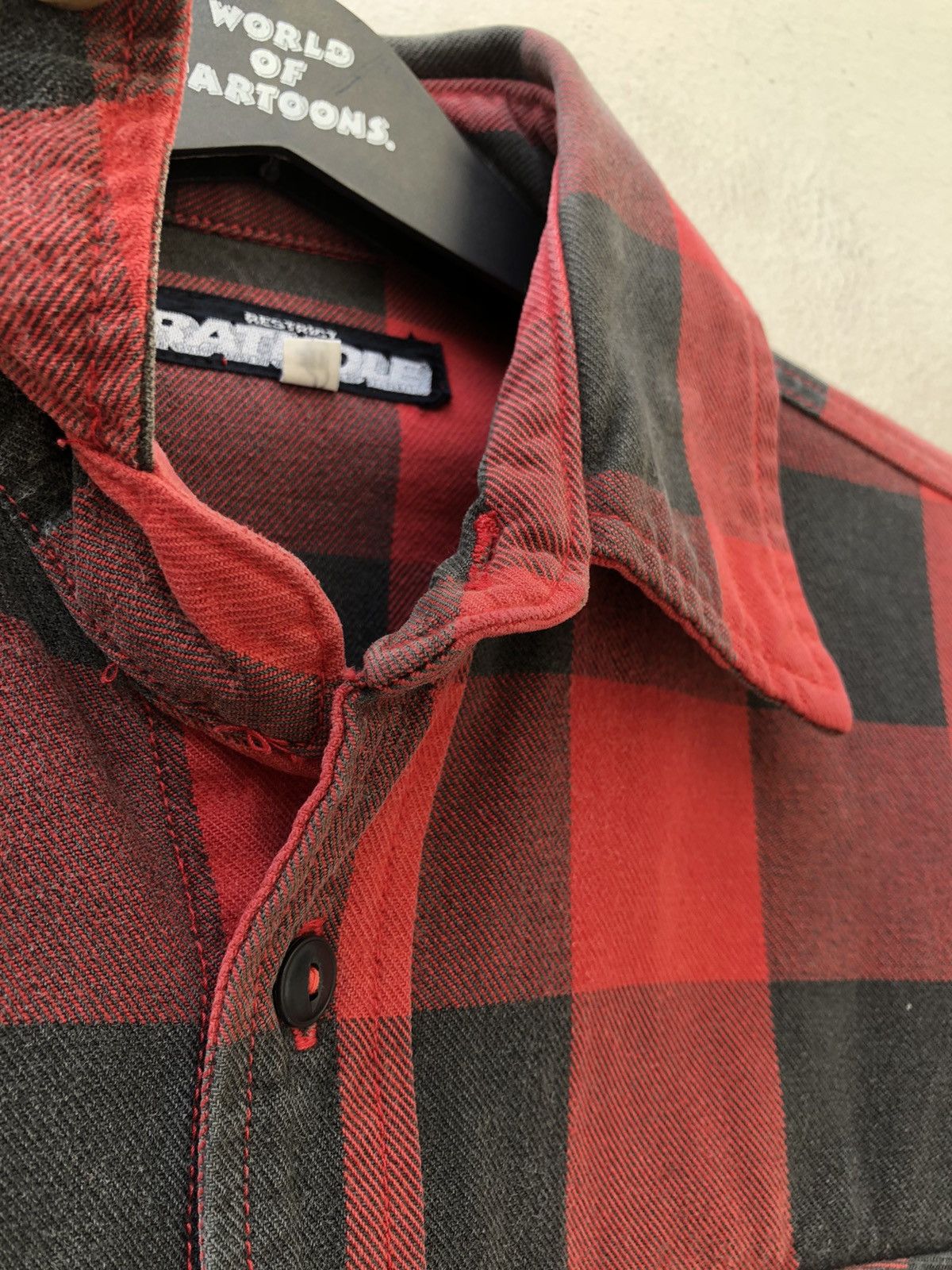 Vintage Vintage Rathole Japan Faded Buffalo Plaid Flannel Shirt Size US M / EU 48-50 / 2 - 5 Thumbnail