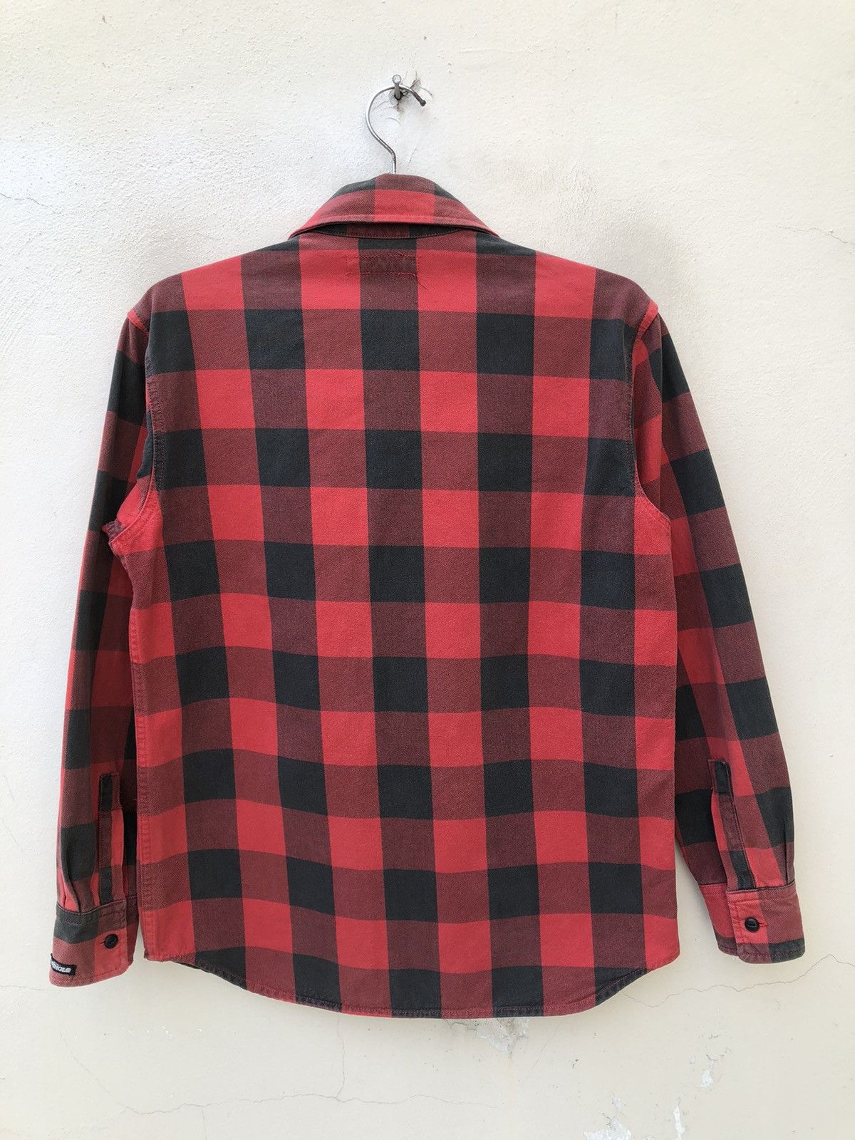 Vintage Vintage Rathole Japan Faded Buffalo Plaid Flannel Shirt Size US M / EU 48-50 / 2 - 8 Thumbnail