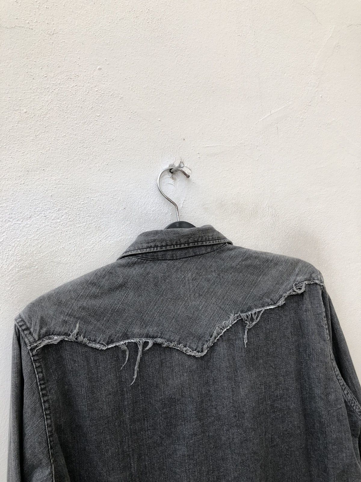 Vintage Ply Formeworks Japan Navajo Distressed Denim Western Shirt Size US L / EU 52-54 / 3 - 12 Thumbnail