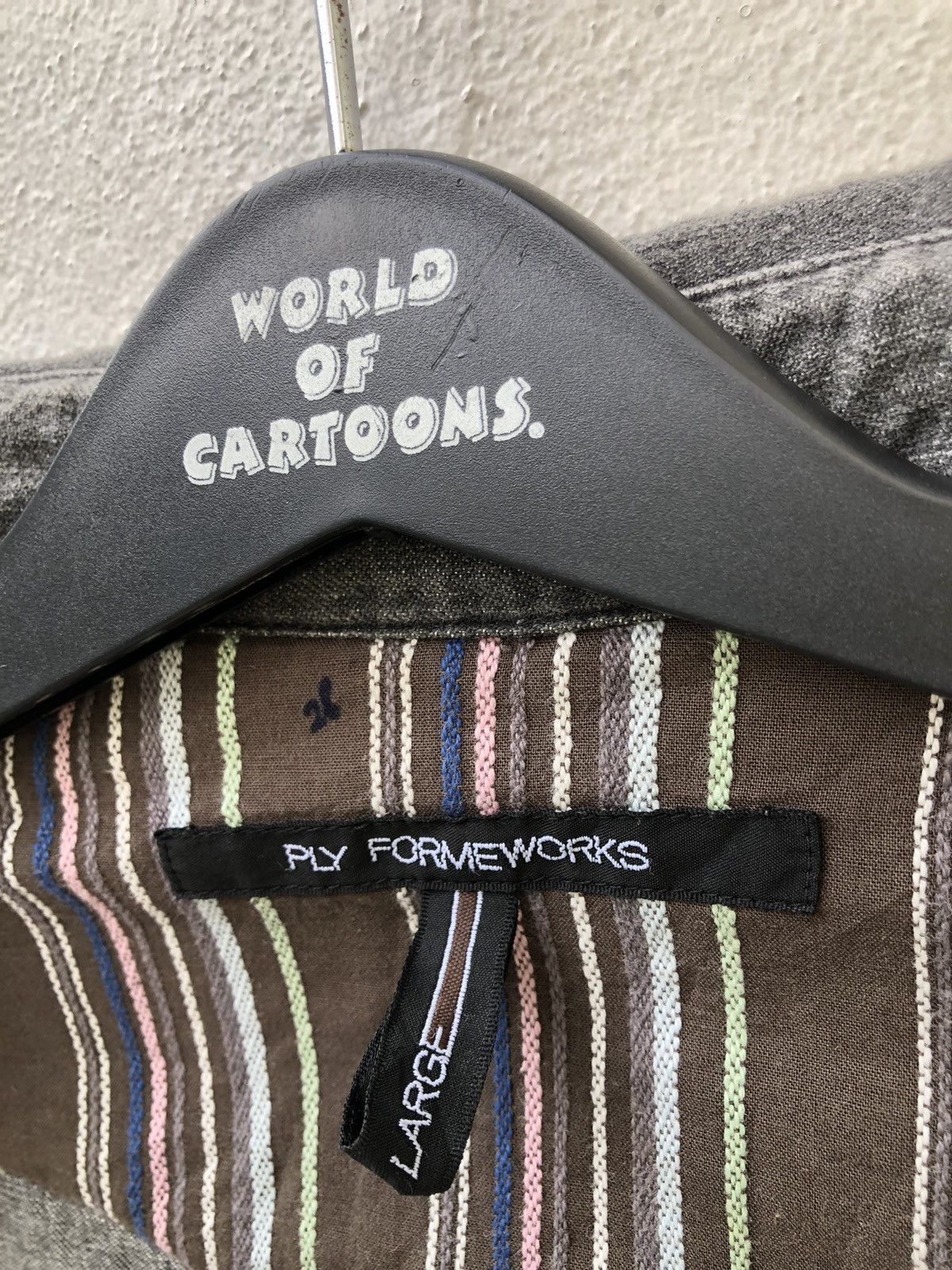 Vintage Ply Formeworks Japan Navajo Distressed Denim Western Shirt Size US L / EU 52-54 / 3 - 17 Thumbnail