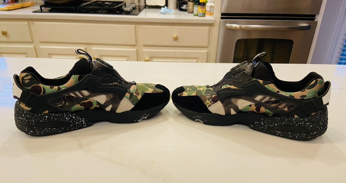 Bape Puma Puma Disc Blaze x BAPE Camo Green Grailed