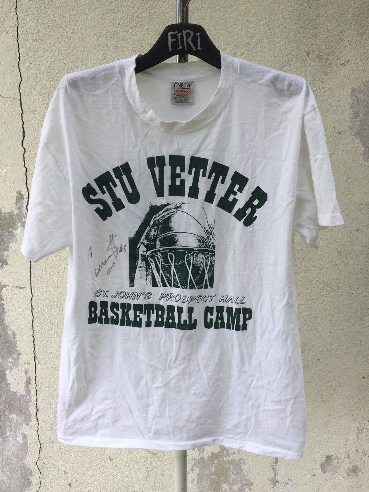 Nike × Vintage Vintage NIKE STU VETTER BASKETBALL CAMP ONIETA TAG Size US L / EU 52-54 / 3 - 1 Thumbnail