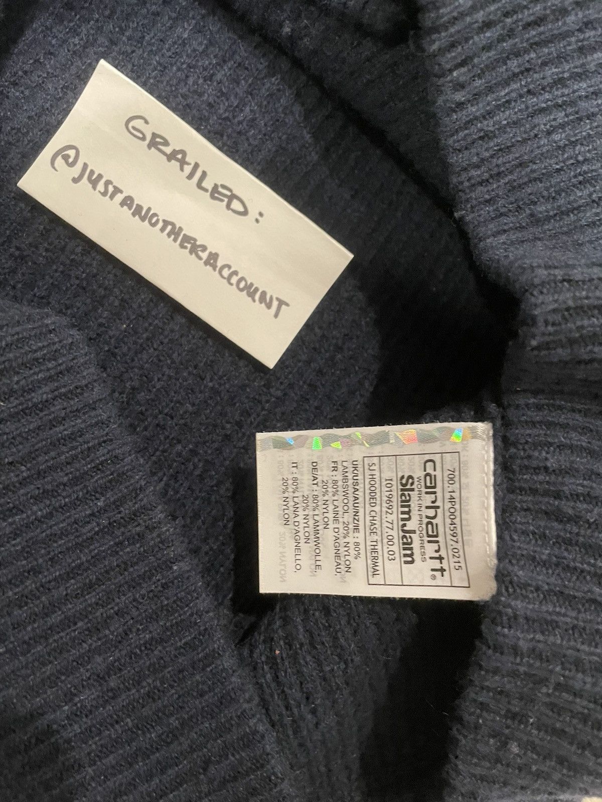 Carhartt × Slam Jam Carhartt x Slam Jam Knitted Pullover - RARE Size US M / EU 48-50 / 2 - 3 Thumbnail