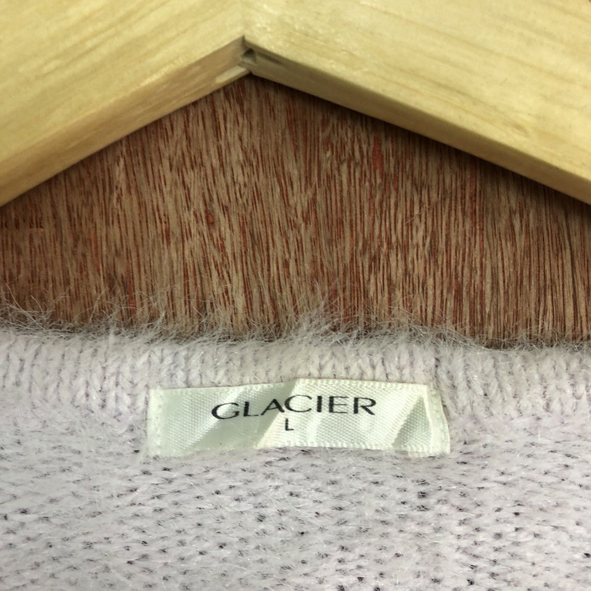 Homespun Knitwear DLL Glacier Light Pink Mohair Shag Shaggy Knitwear #c433 Size M / US 6-8 / IT 42-44 - 8 Thumbnail