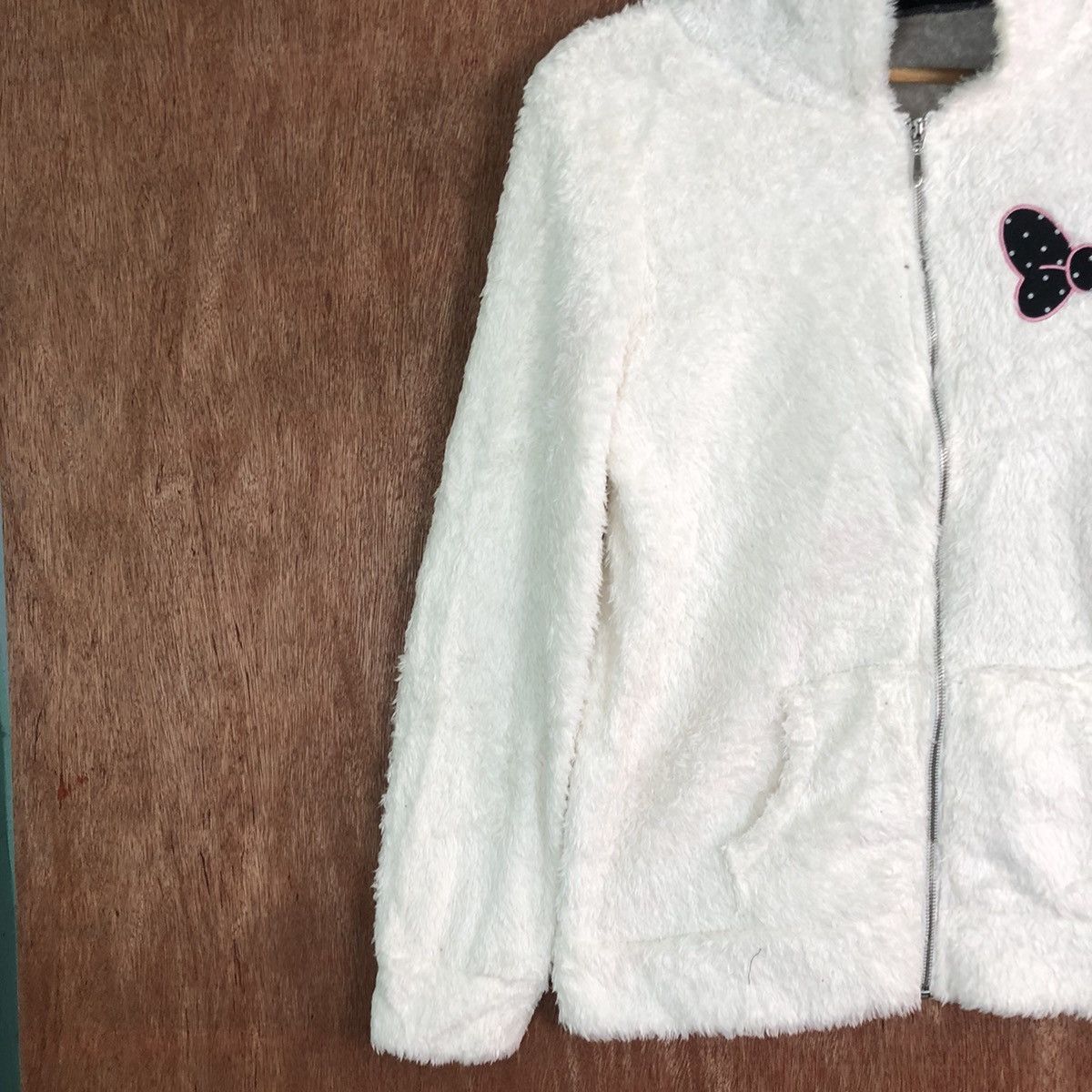 Disney Disney White Mohair Knit shag shaggy Sweater #c423 Size M / US 6-8 / IT 42-44 - 7 Thumbnail