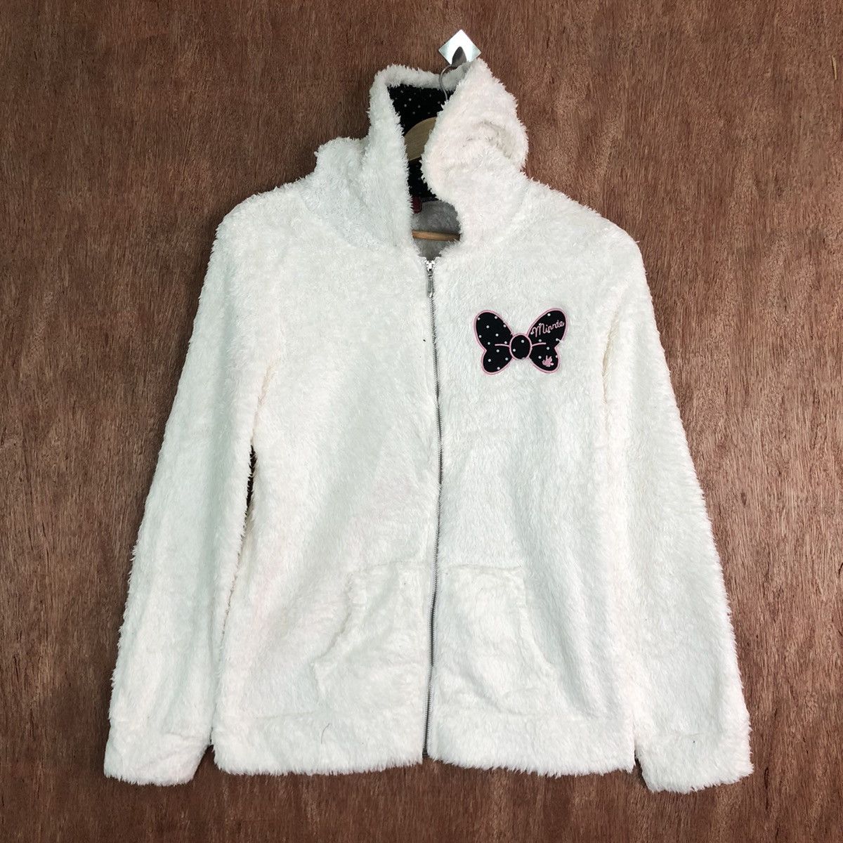 Disney Disney White Mohair Knit shag shaggy Sweater #c423 Size M / US 6-8 / IT 42-44 - 3 Thumbnail