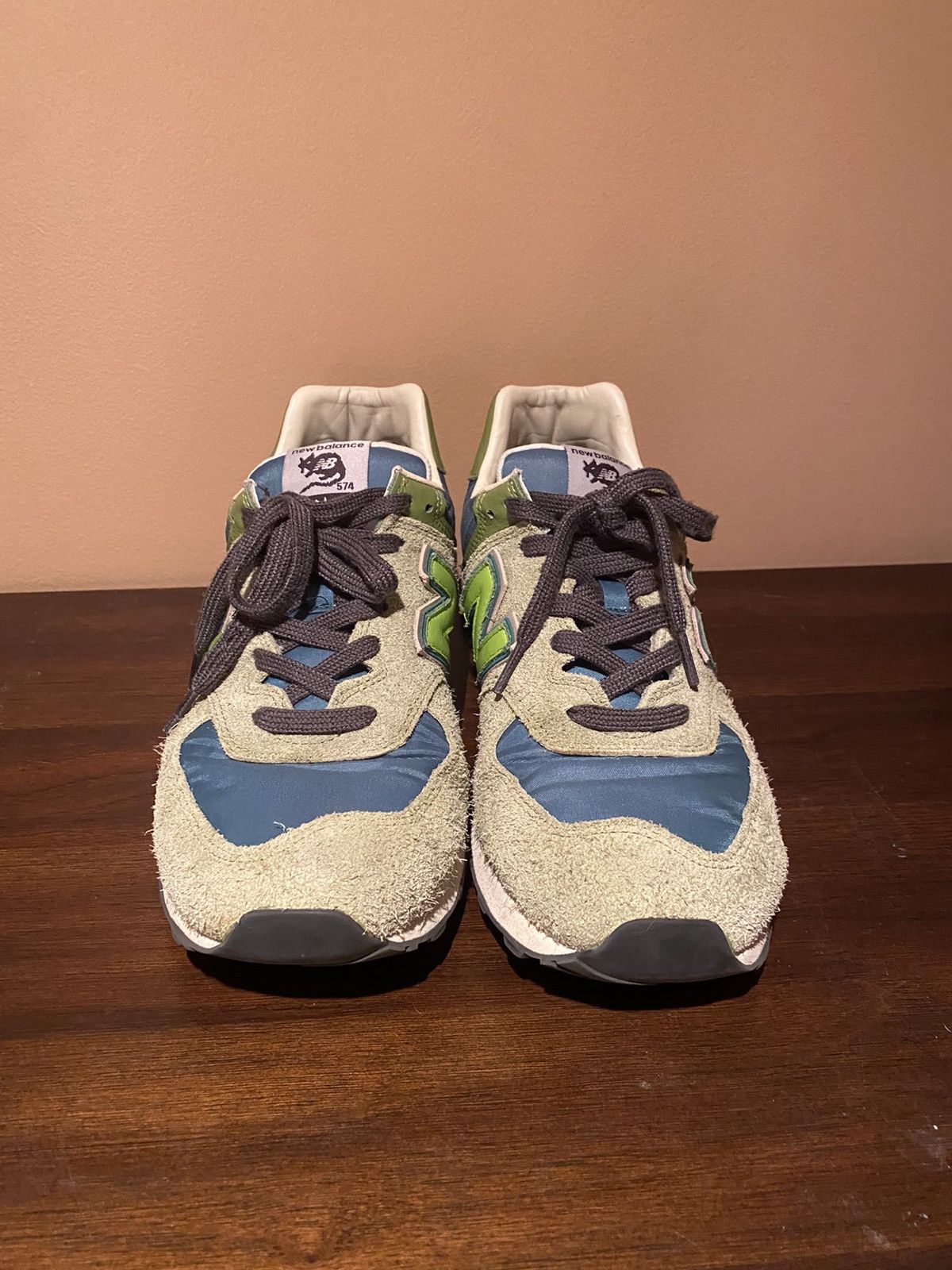 New Balance × Stray Rats Stray rats new balance 574 green | Grailed