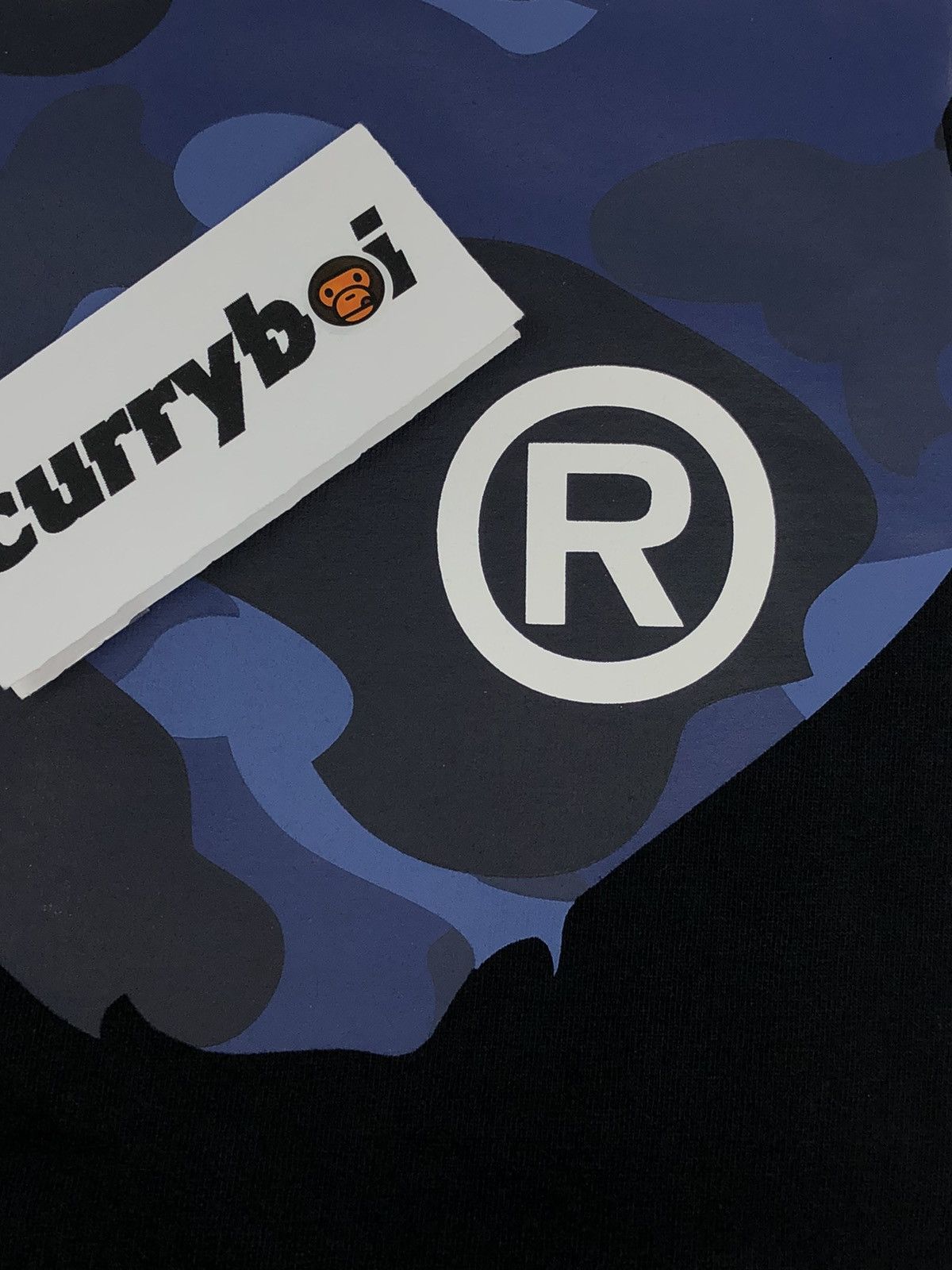 Bape BAPE Color Camo Big Ape Head T-Shirt Black/Navy Size US XXL / EU 58 / 5 - 6 Thumbnail