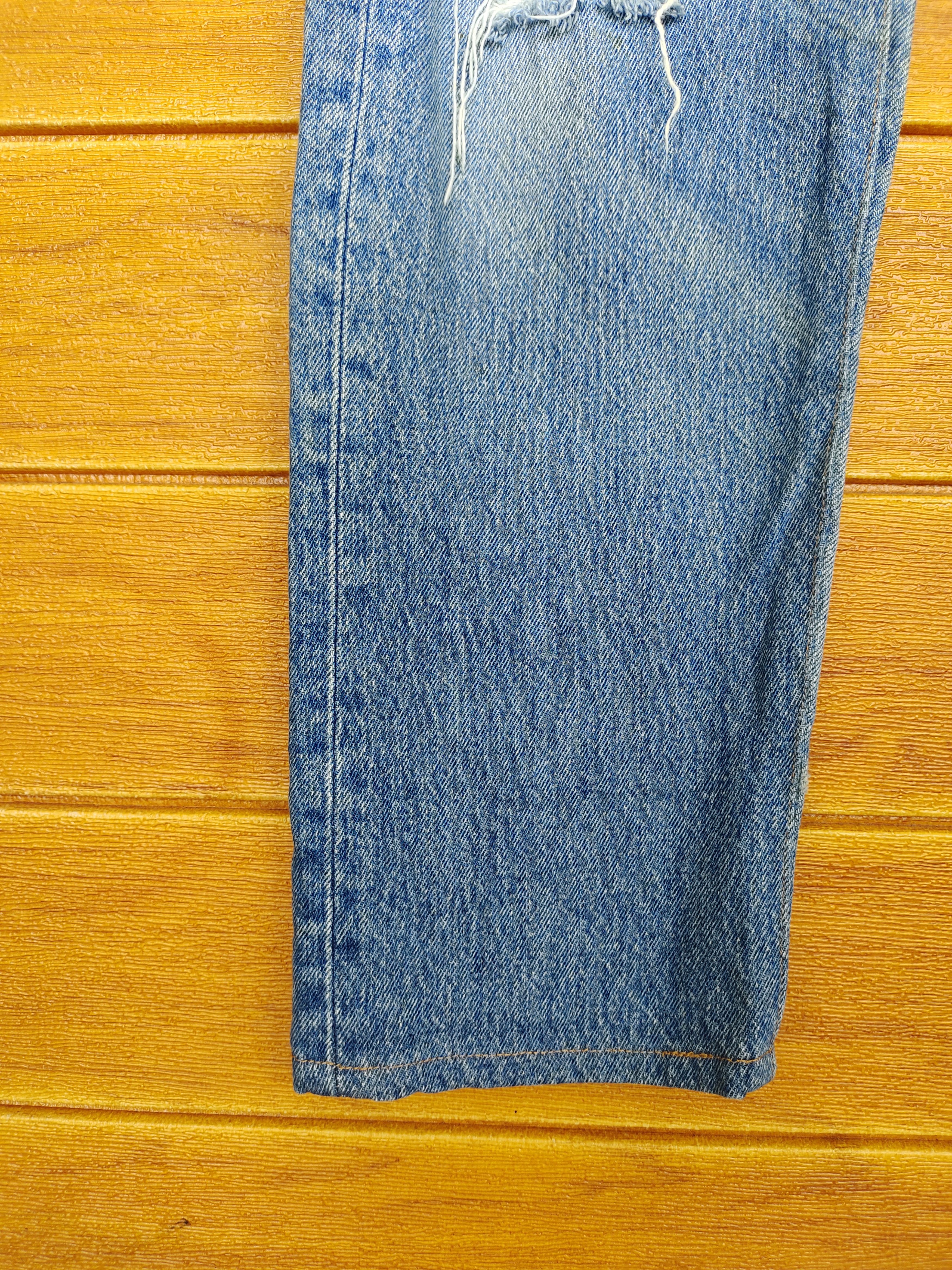 Levi's Vintage Levis 501 Destroyed Knee Distress Denim Jeans Size US 34 / EU 50 - 10 Thumbnail