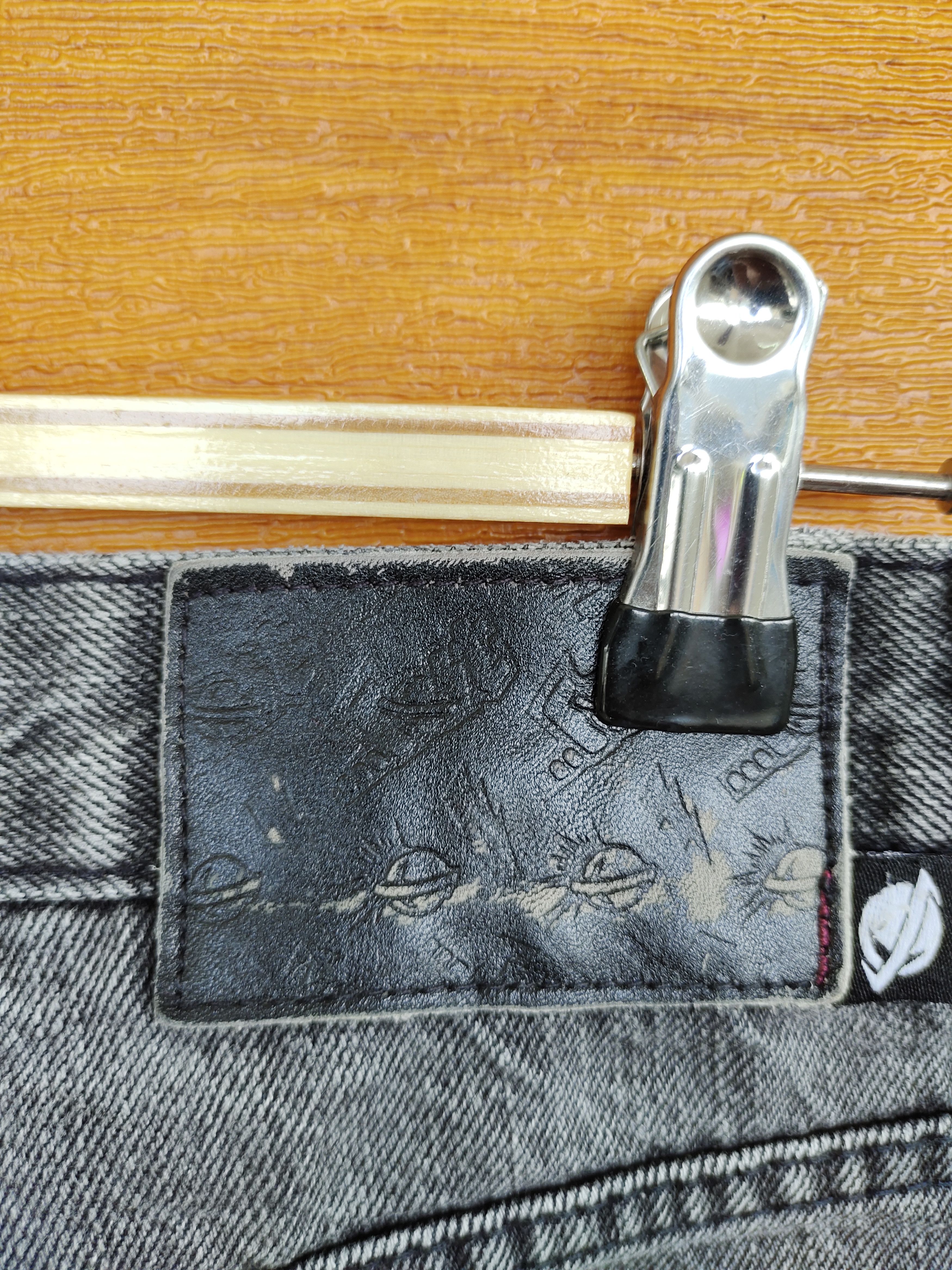 Vintage Lost Enterprises Back Pocket Logo Straight Cut Denim Jeans Size US 29 - 14 Thumbnail