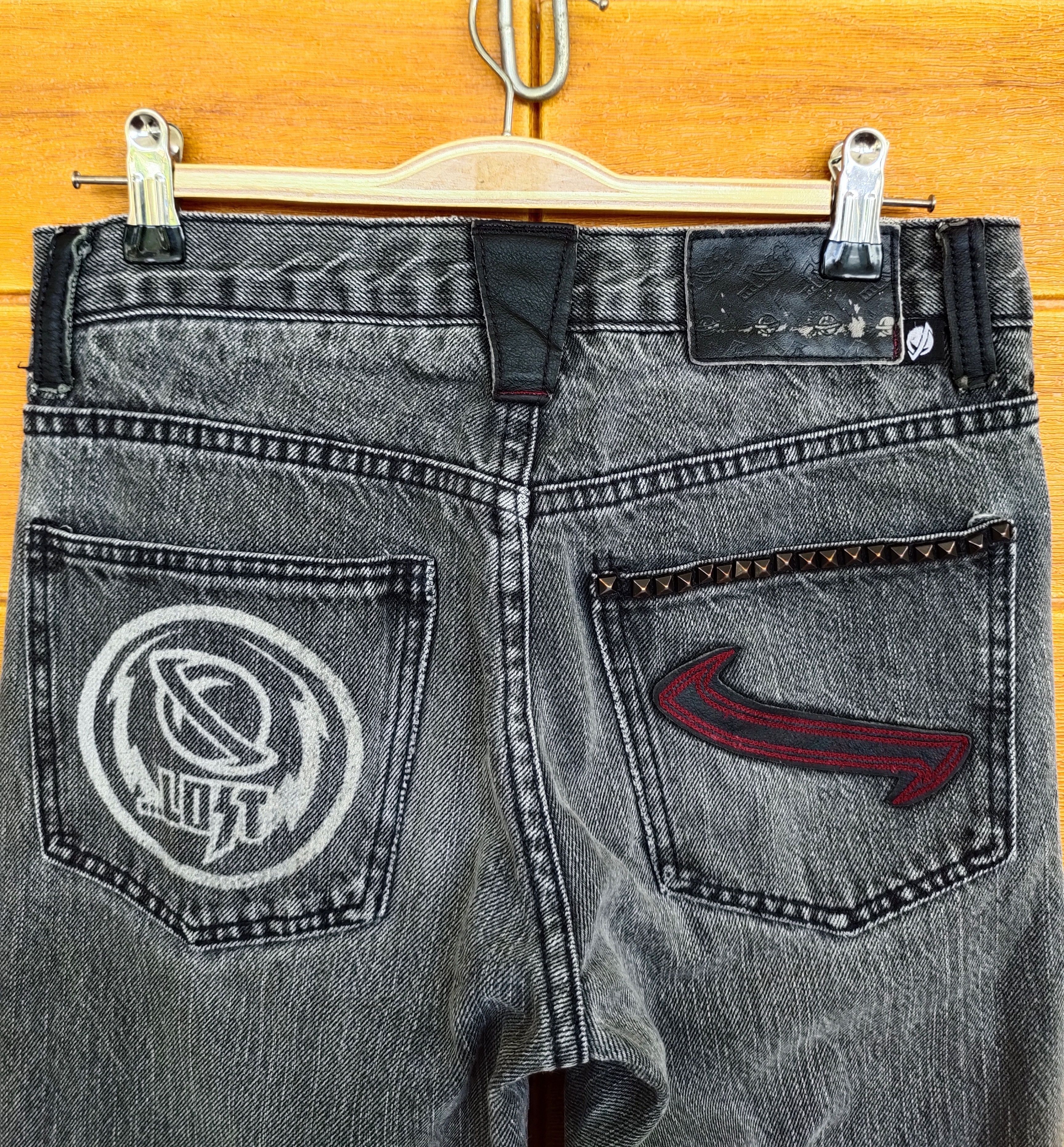 Vintage Lost Enterprises Back Pocket Logo Straight Cut Denim Jeans Size US 29 - 13 Thumbnail