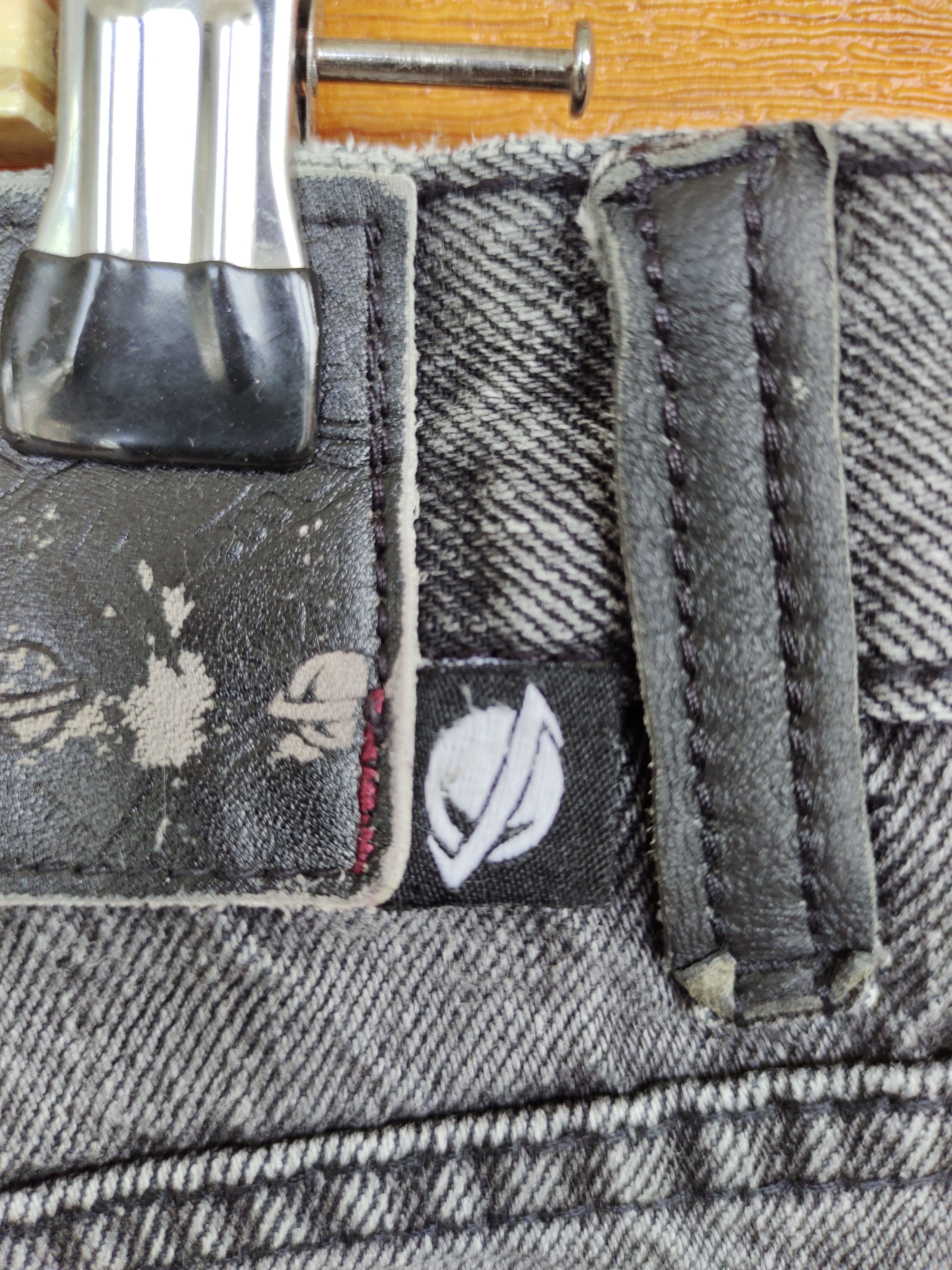 Vintage Lost Enterprises Back Pocket Logo Straight Cut Denim Jeans Size US 29 - 15 Thumbnail