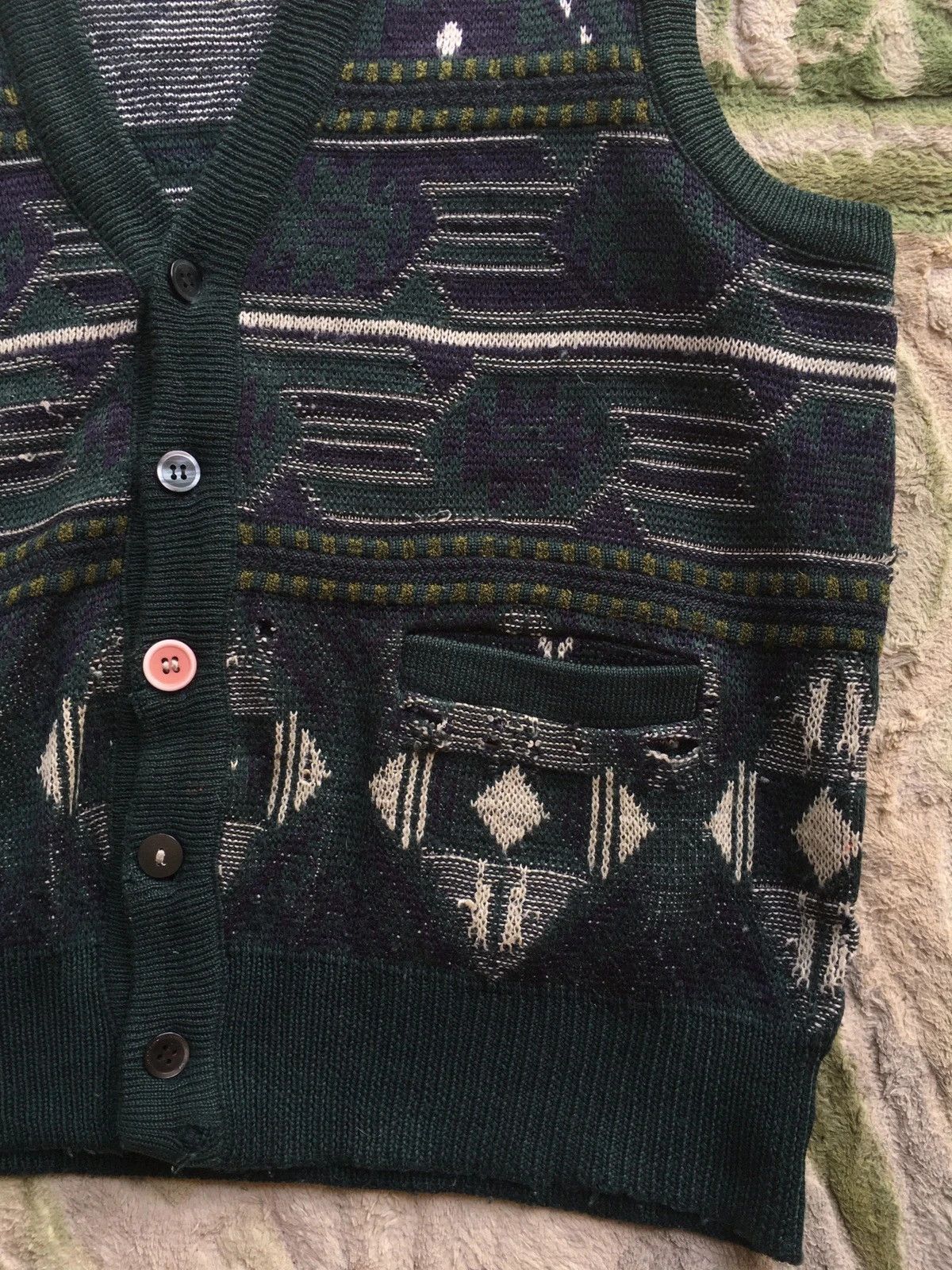Other 📌Best Score Club Stripe Pullover Knitting Pattern Vest Size US M / EU 48-50 / 2 - 3 Thumbnail