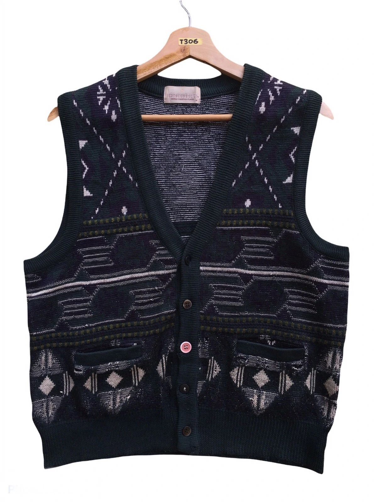 Other 📌Best Score Club Stripe Pullover Knitting Pattern Vest Size US M / EU 48-50 / 2 - 1 Thumbnail
