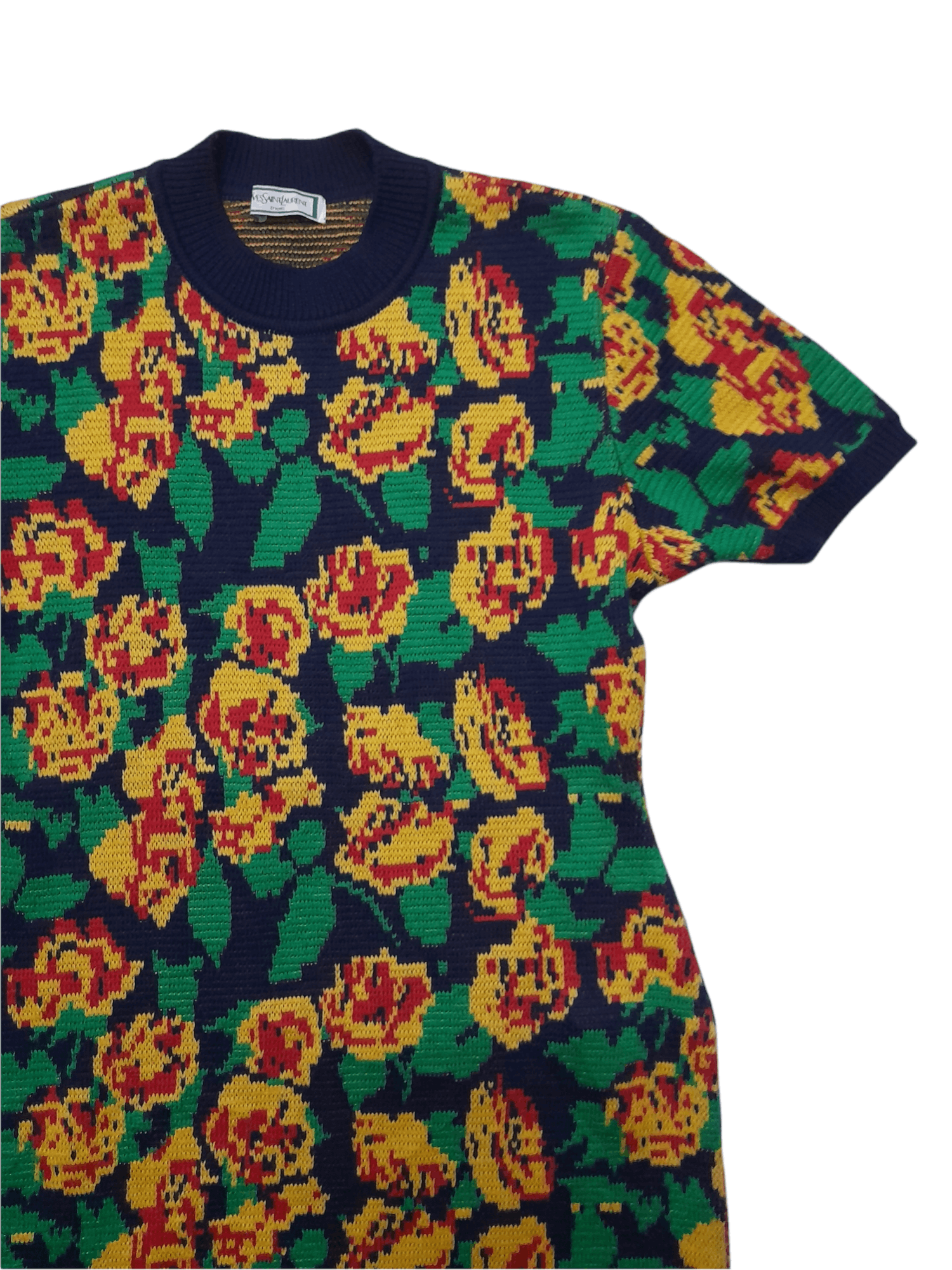 Vintage × Yves Saint Laurent Yves Saint Laurent YSL tricots Knitwear Dress (D702) Size US M / EU 48-50 / 2 - 2 Thumbnail