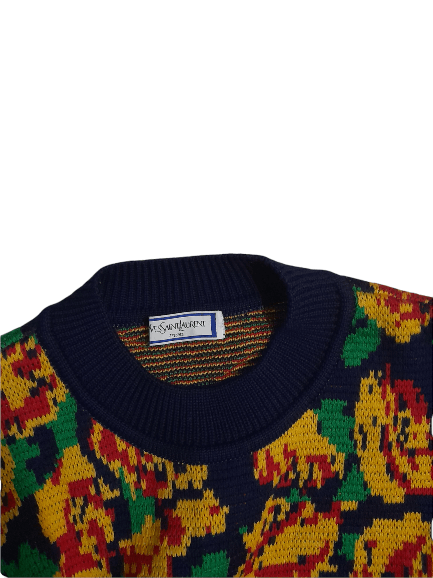 Vintage × Yves Saint Laurent Yves Saint Laurent YSL tricots Knitwear Dress (D702) Size US M / EU 48-50 / 2 - 6 Thumbnail