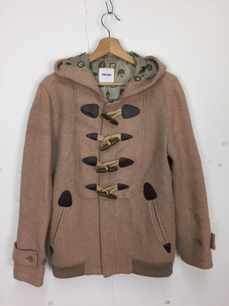 Issey Miyake Ne-Net By Issey Miyake Wool Duffel Coat Jacket Hooded Size US M / EU 48-50 / 2 - 1 Thumbnail
