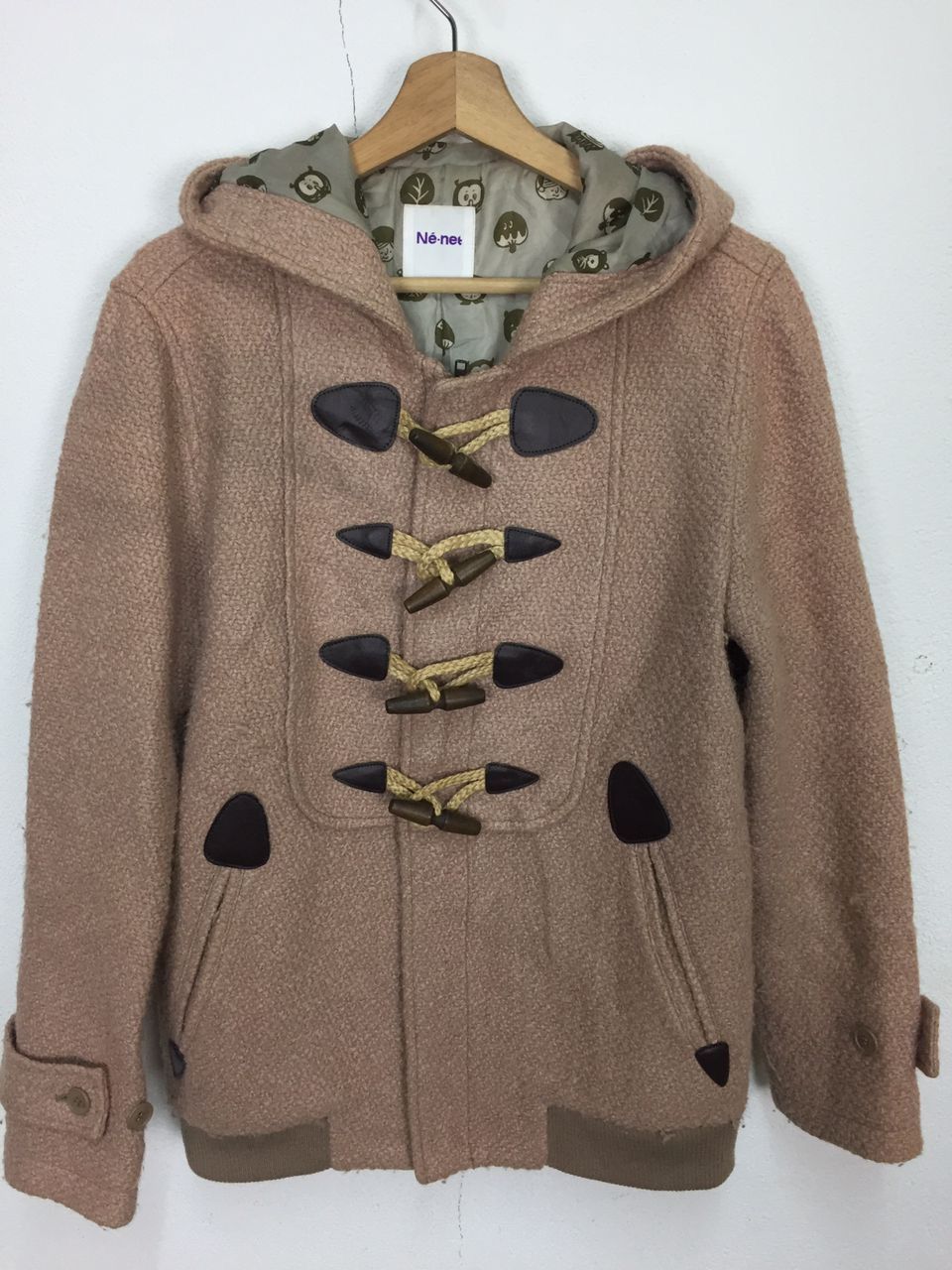Issey Miyake Ne-Net By Issey Miyake Wool Duffel Coat Jacket Hooded Size US M / EU 48-50 / 2 - 2 Thumbnail