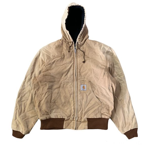 Carhartt Sun Faded Carhartt Quilted Flannel Line Duck Canvas Jacket ...