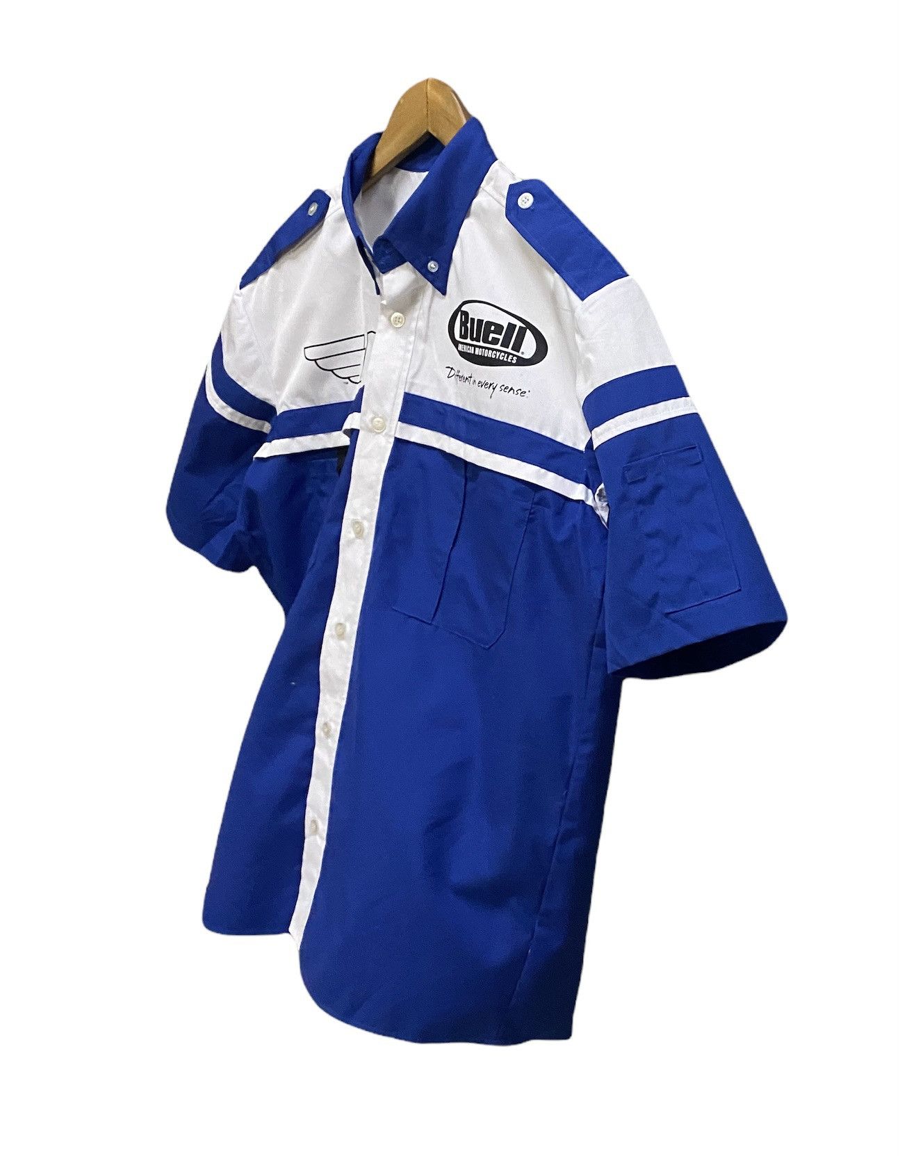 American Edition × Sports Specialties Buell American motorcycle work shirt Size US L / EU 52-54 / 3 - 6 Thumbnail