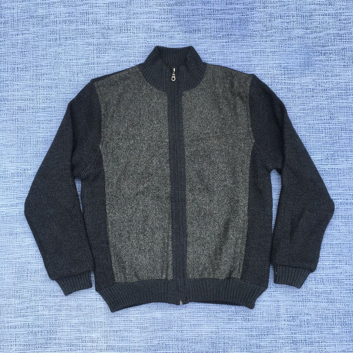 image of Yumi Katsura Knitwear Jacket in Grey, Men's (Size Medium)
