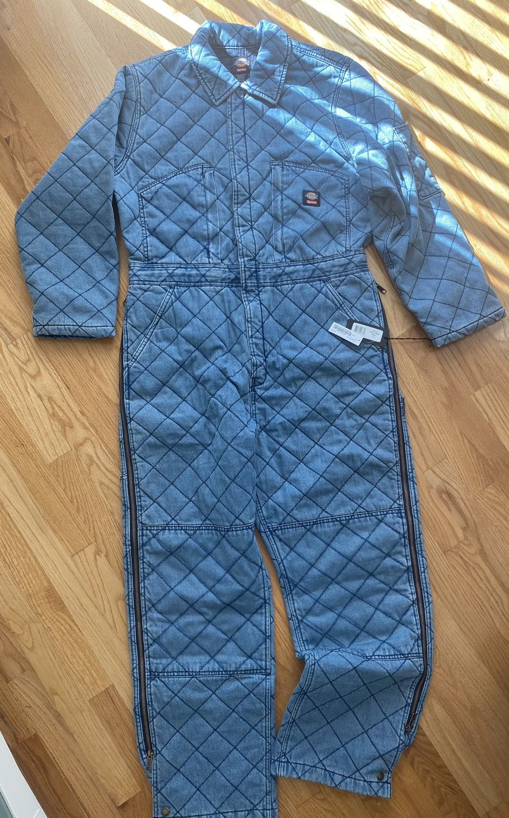 Supreme Supreme Dickies Quilted Denim Coverall 32 | Grailed