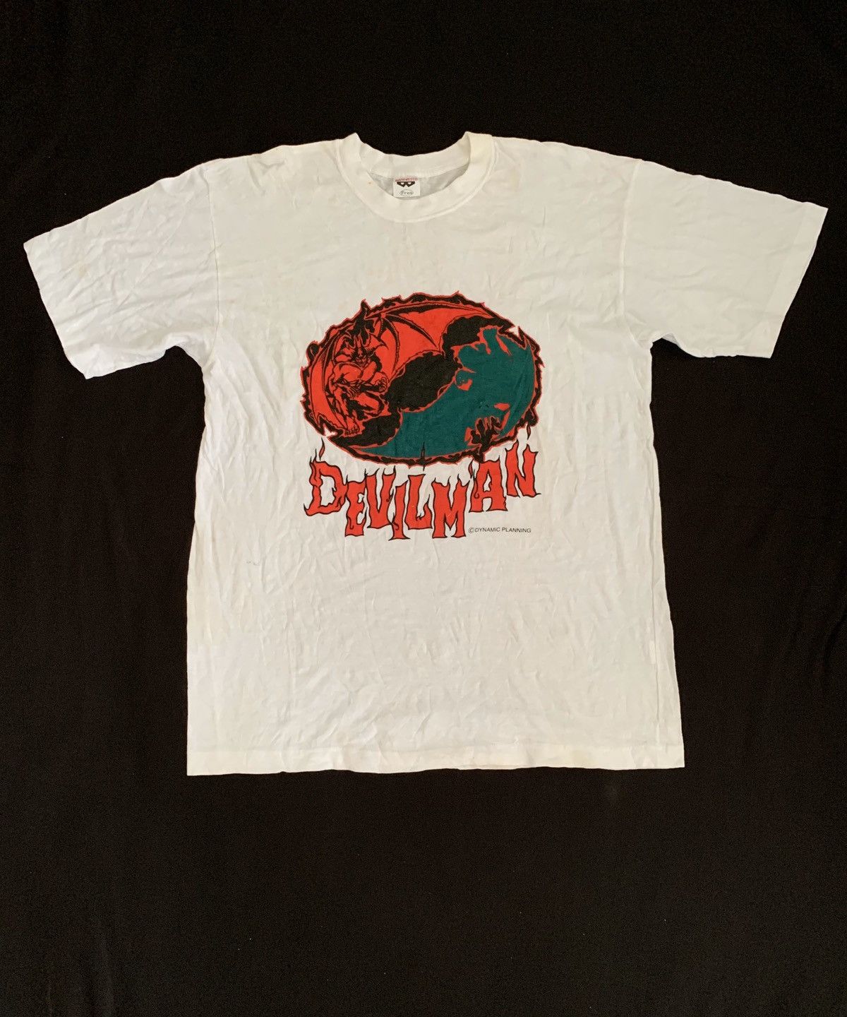 Vintage Devilman Japan Manga Anime Soft Thin Tshirt