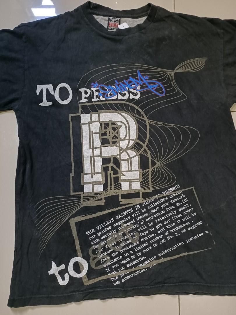Eminem × Rap Tees Vintage Raptee Eminem Collection Shirt Size US L / EU 52-54 / 3 - 2 Thumbnail