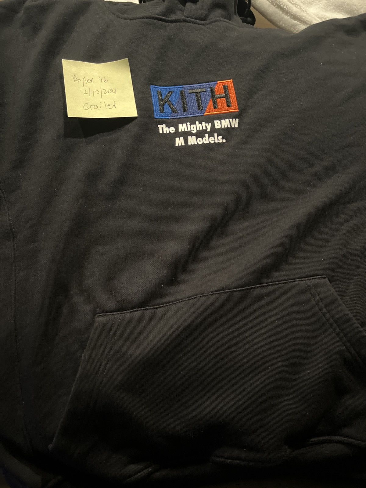 Kith Kith x BMW M Sport Box Logo Hoodie | Grailed