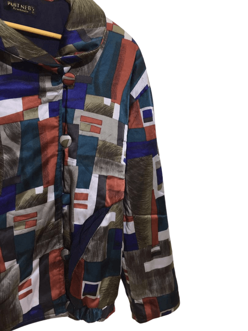 Designer × Japanese Brand Partner's by Mode Vallie Absract Coat Jacket (woman) Size US M / EU 48-50 / 2 - 2 Thumbnail