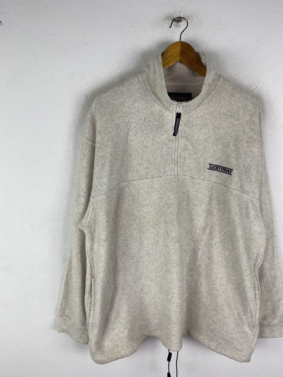Vintage 🔥SALE🔥VINTAGE STYLE LUCKY STRIKE FLEECE PULLOVER Size US XL / EU 56 / 4 - 4 Thumbnail