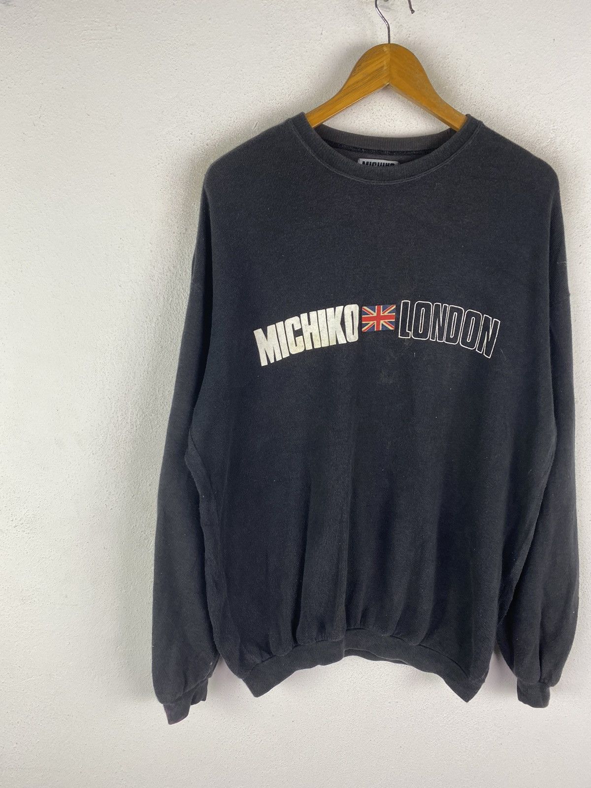 Designer × Michiko Koshino London × Vintage 🔥SALE🔥MICHIKO LONDON SWEATSHIRTS SPEELOUT LOGOS Size US L / EU 52-54 / 3 - 4 Thumbnail