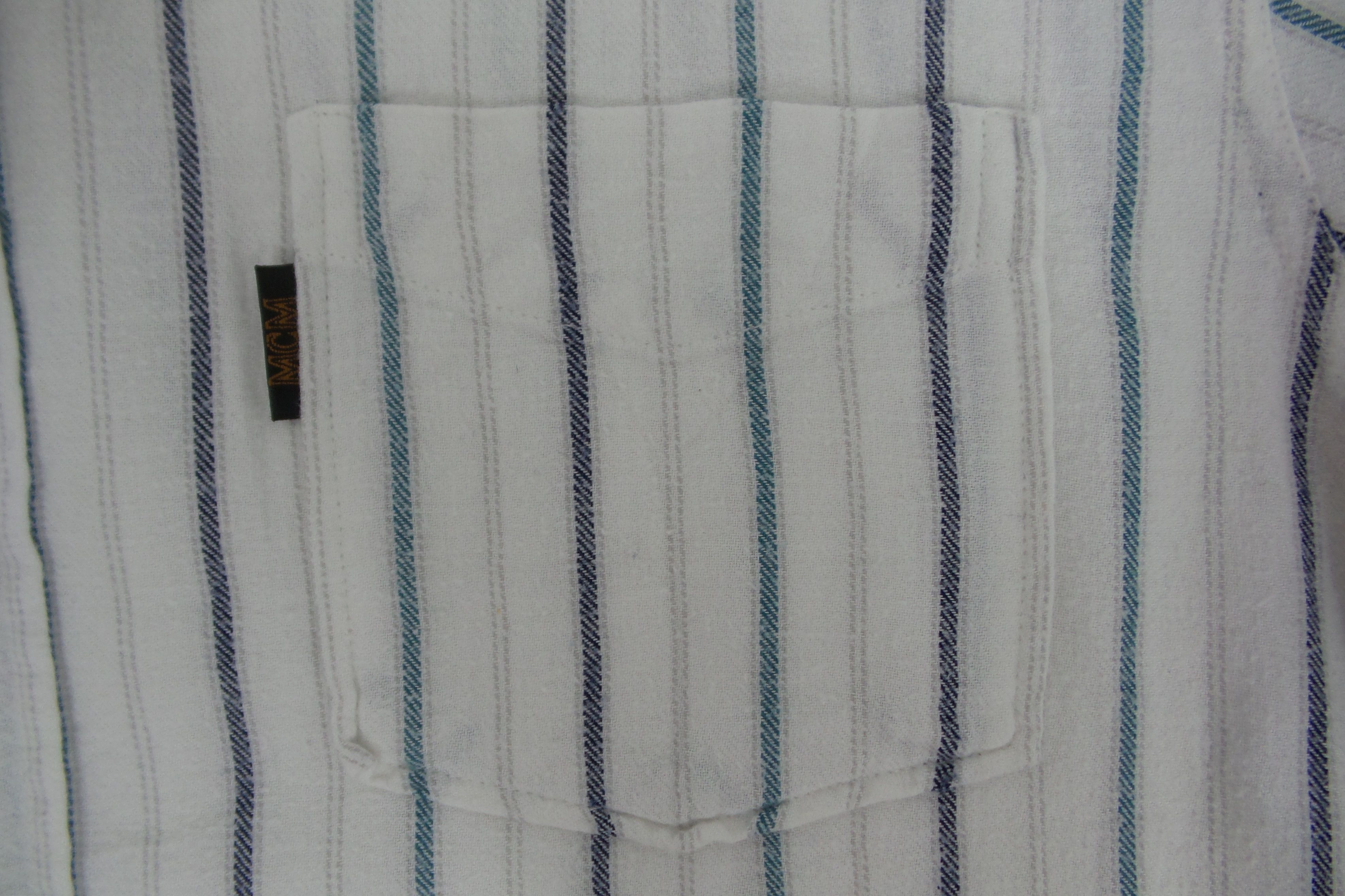 MCM MCM White Stripes Shirts Size US M / EU 48-50 / 2 - 4 Thumbnail