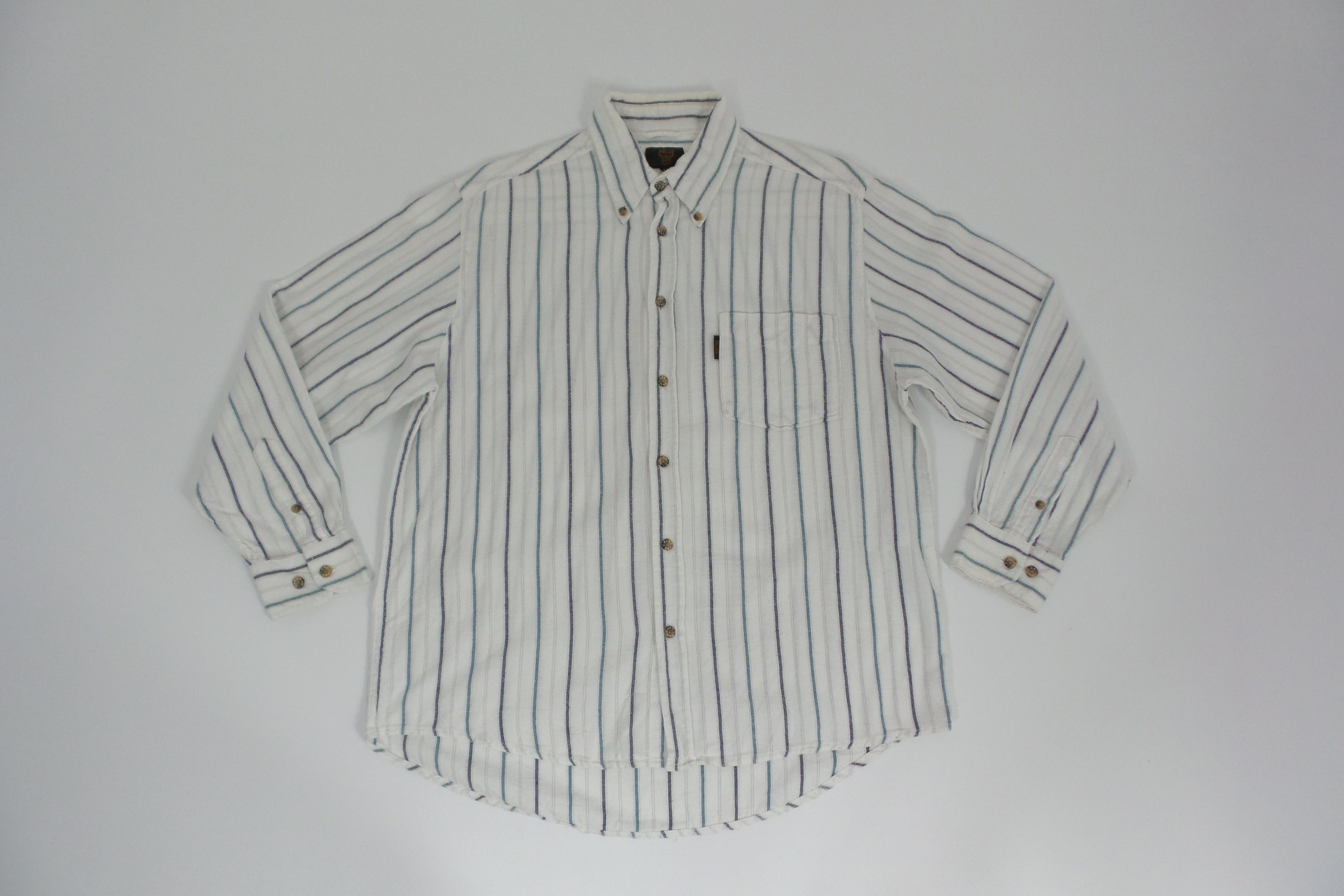 MCM MCM White Stripes Shirts Size US M / EU 48-50 / 2 - 1 Thumbnail