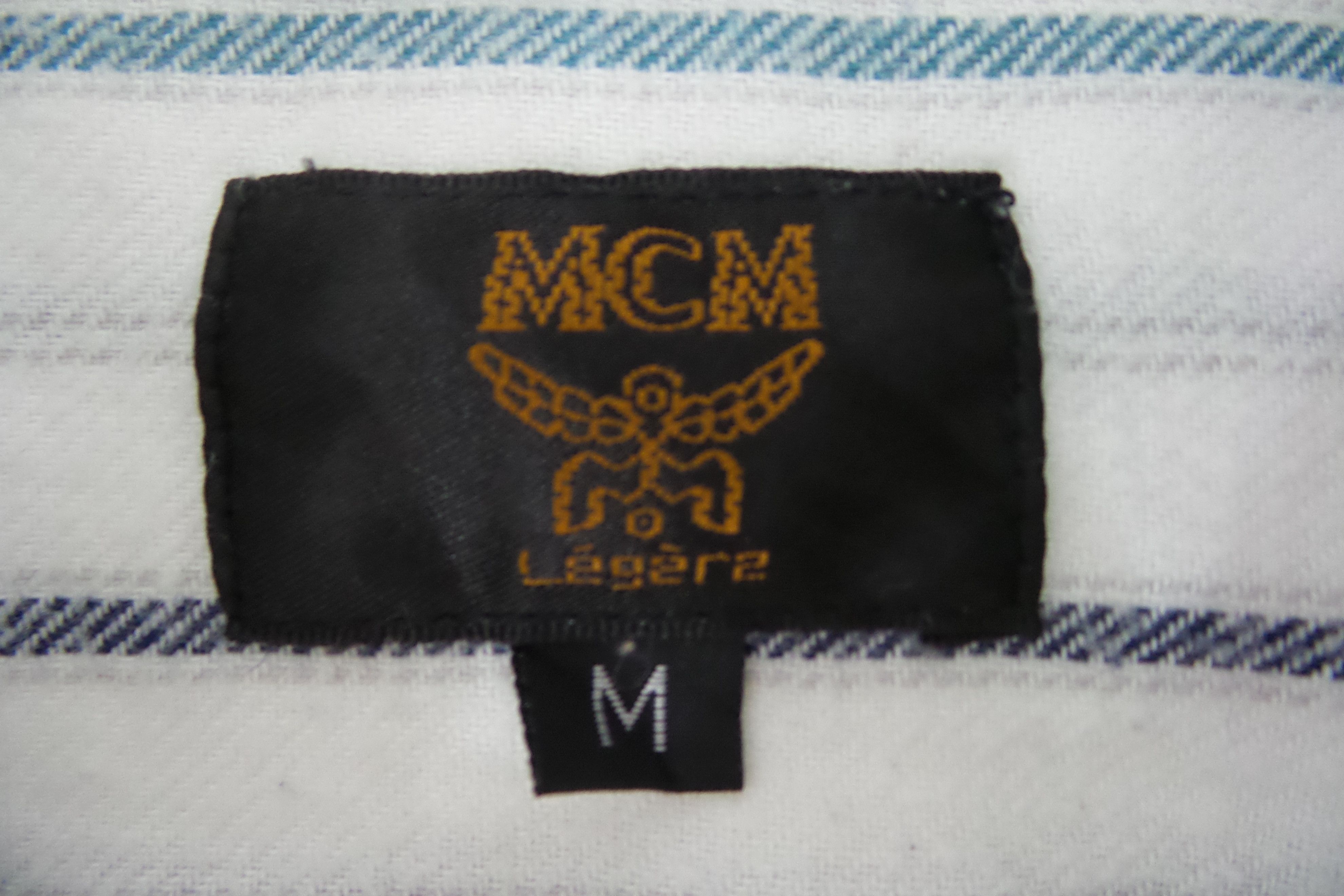 MCM MCM White Stripes Shirts Size US M / EU 48-50 / 2 - 3 Thumbnail